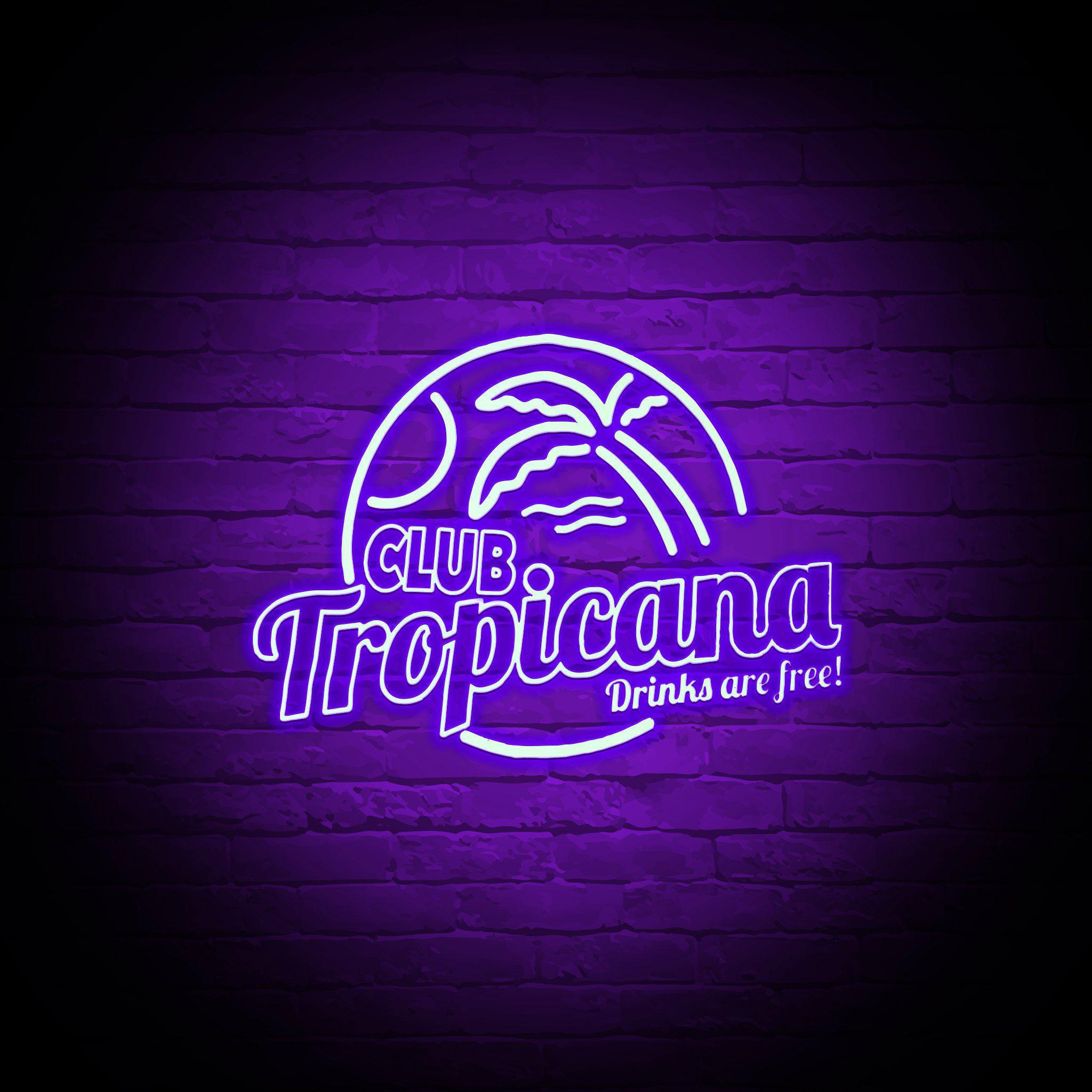 'CLUB TROPICANA' NEON SIGN - NeonFerry