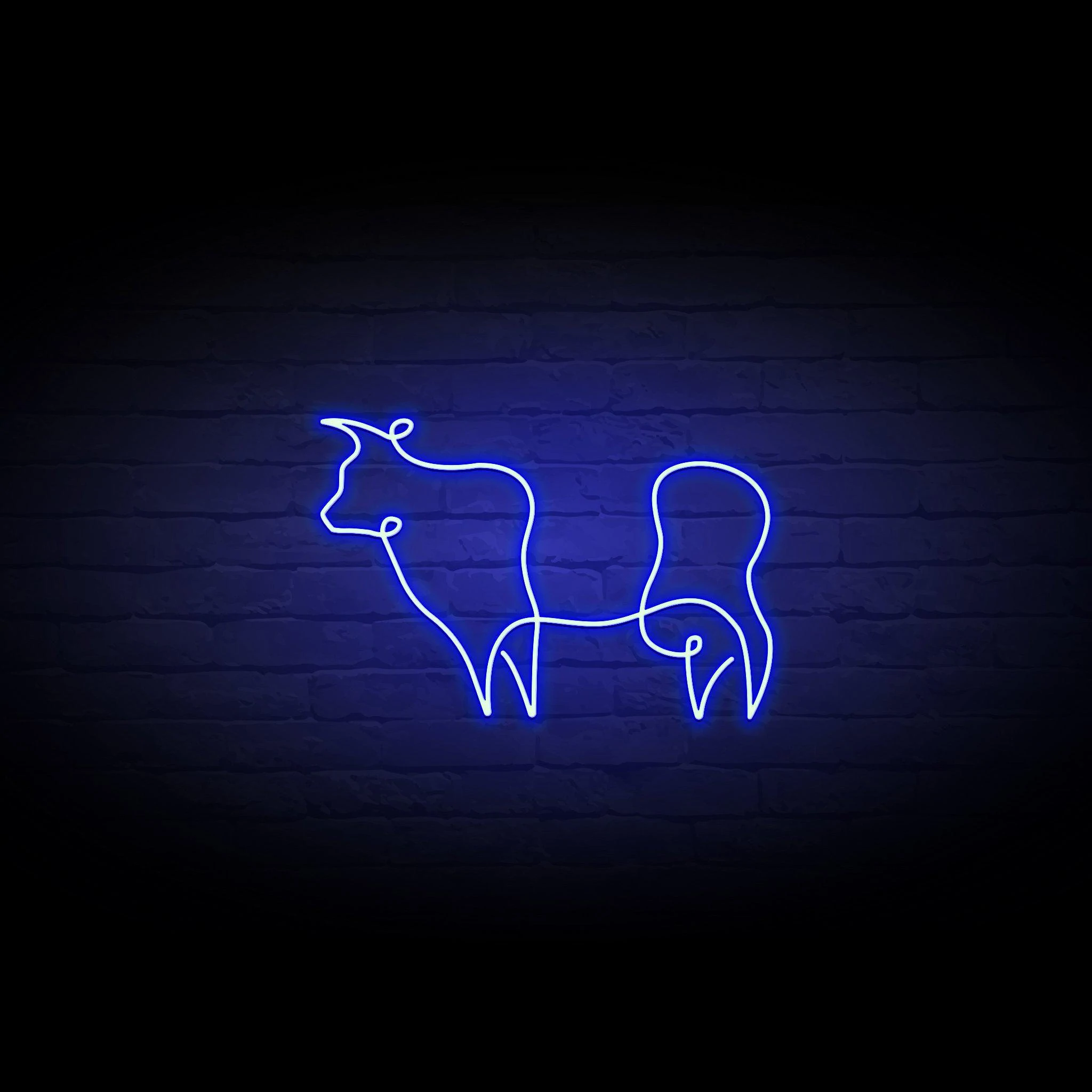 'COW OUTLINE' NEON SIGN - NeonFerry