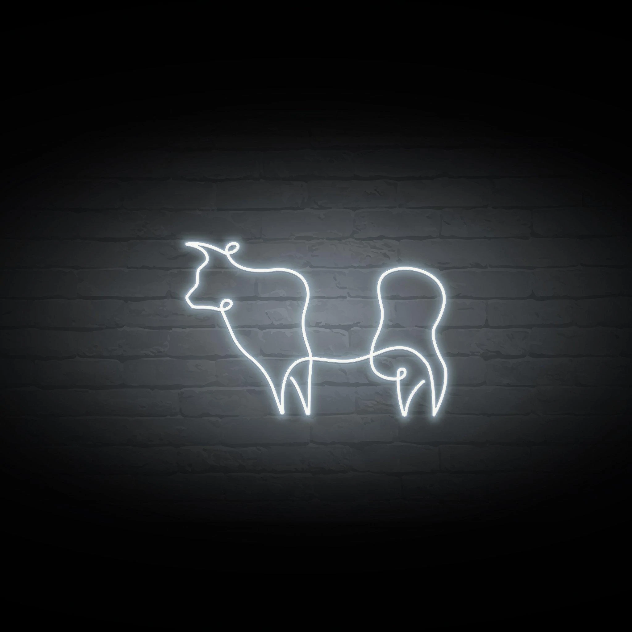 'COW OUTLINE' NEON SIGN - NeonFerry