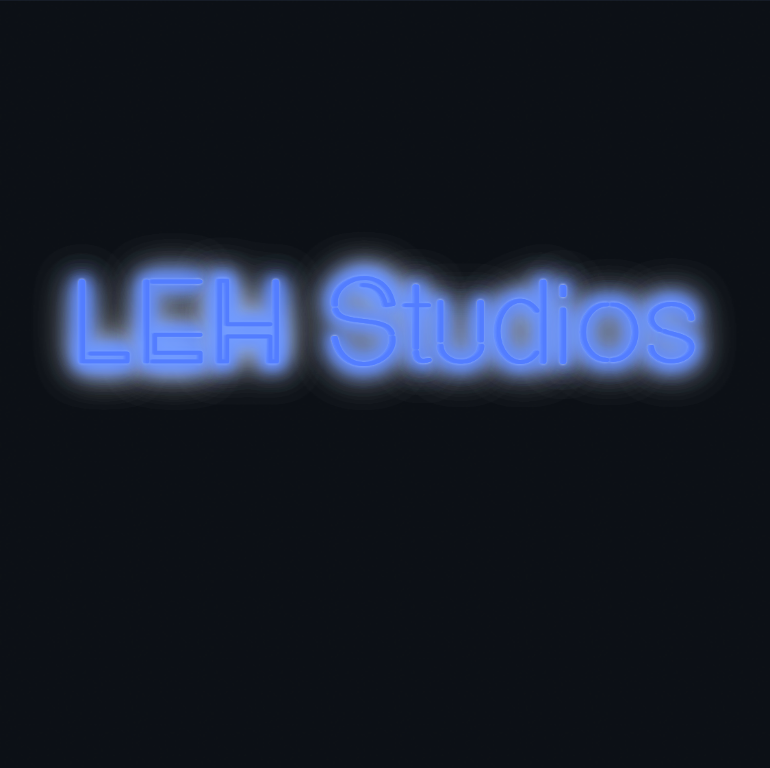 Custom neon sign - LEH Studios