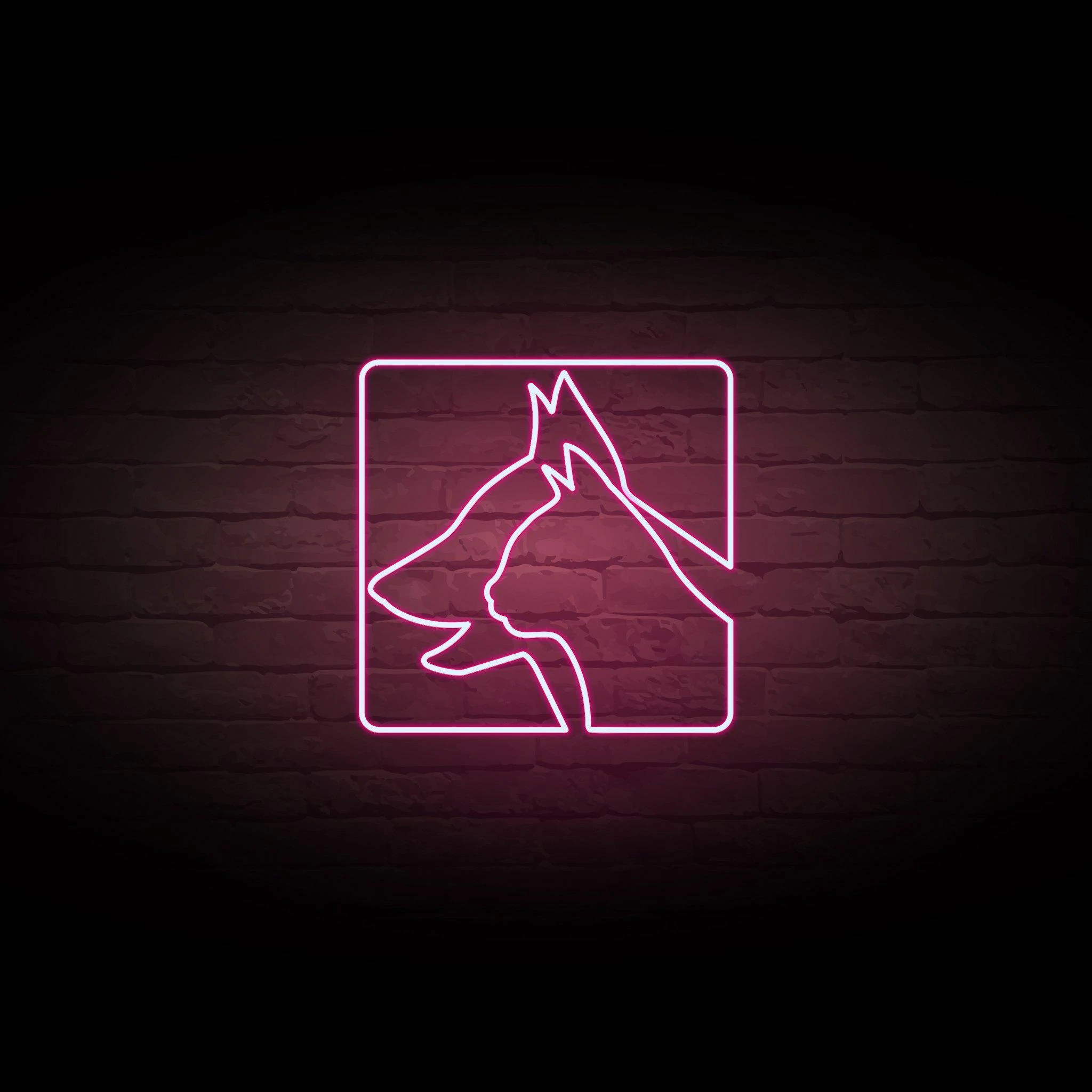 'DOG AND CAT OUTLINE' NEON SIGN - NeonFerry