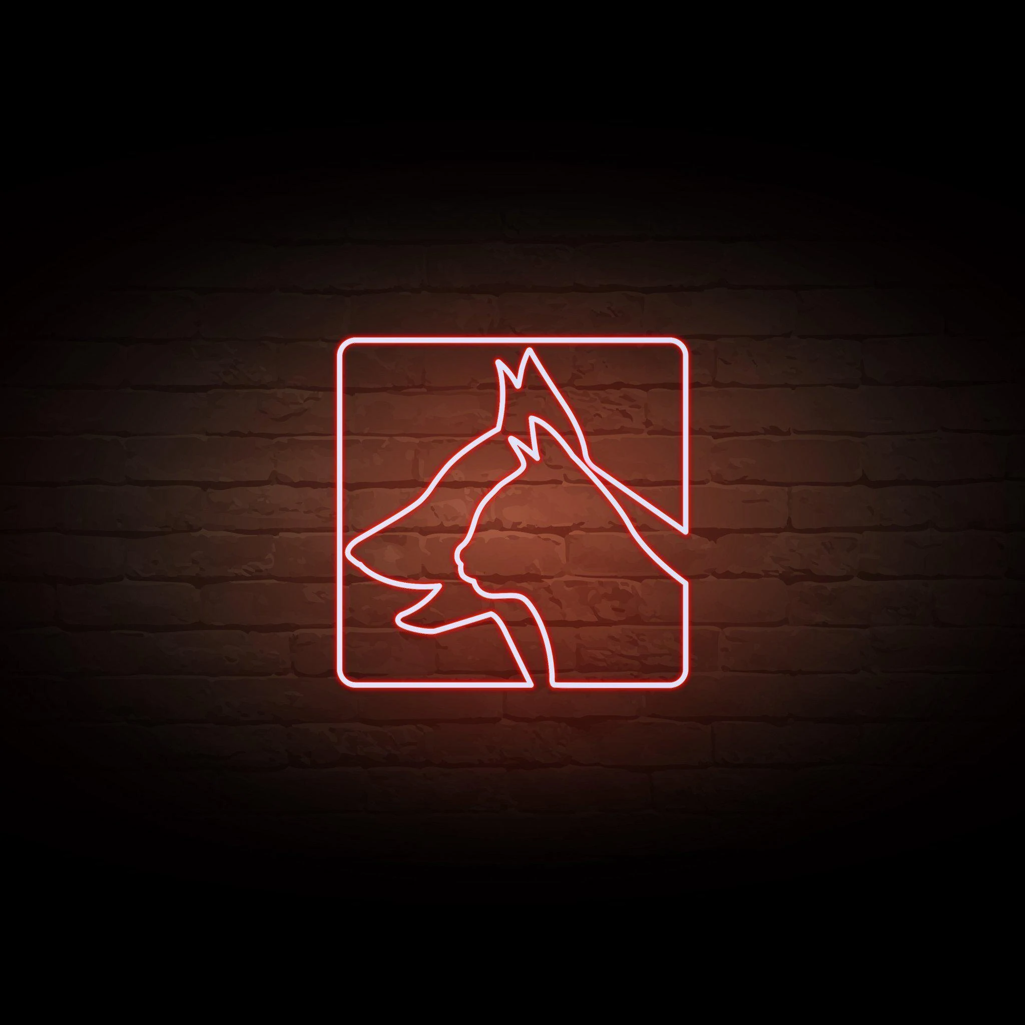 'DOG AND CAT OUTLINE' NEON SIGN - NeonFerry