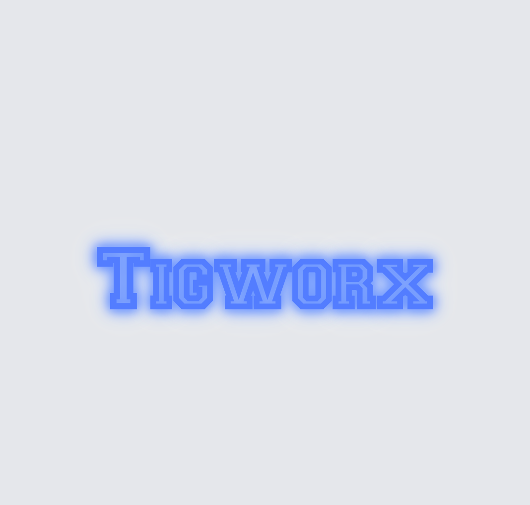 Custom neon sign - Tigworx