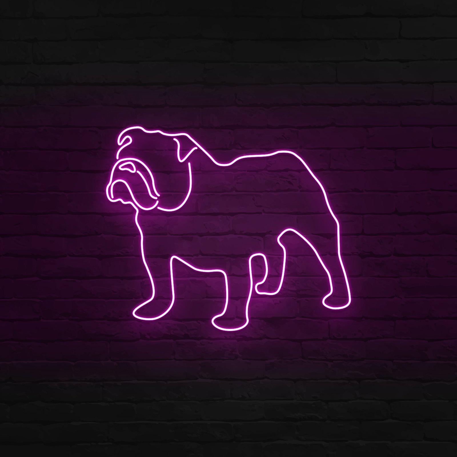 'ENGLISH BULLDOG' NEON SIGN - NeonFerry