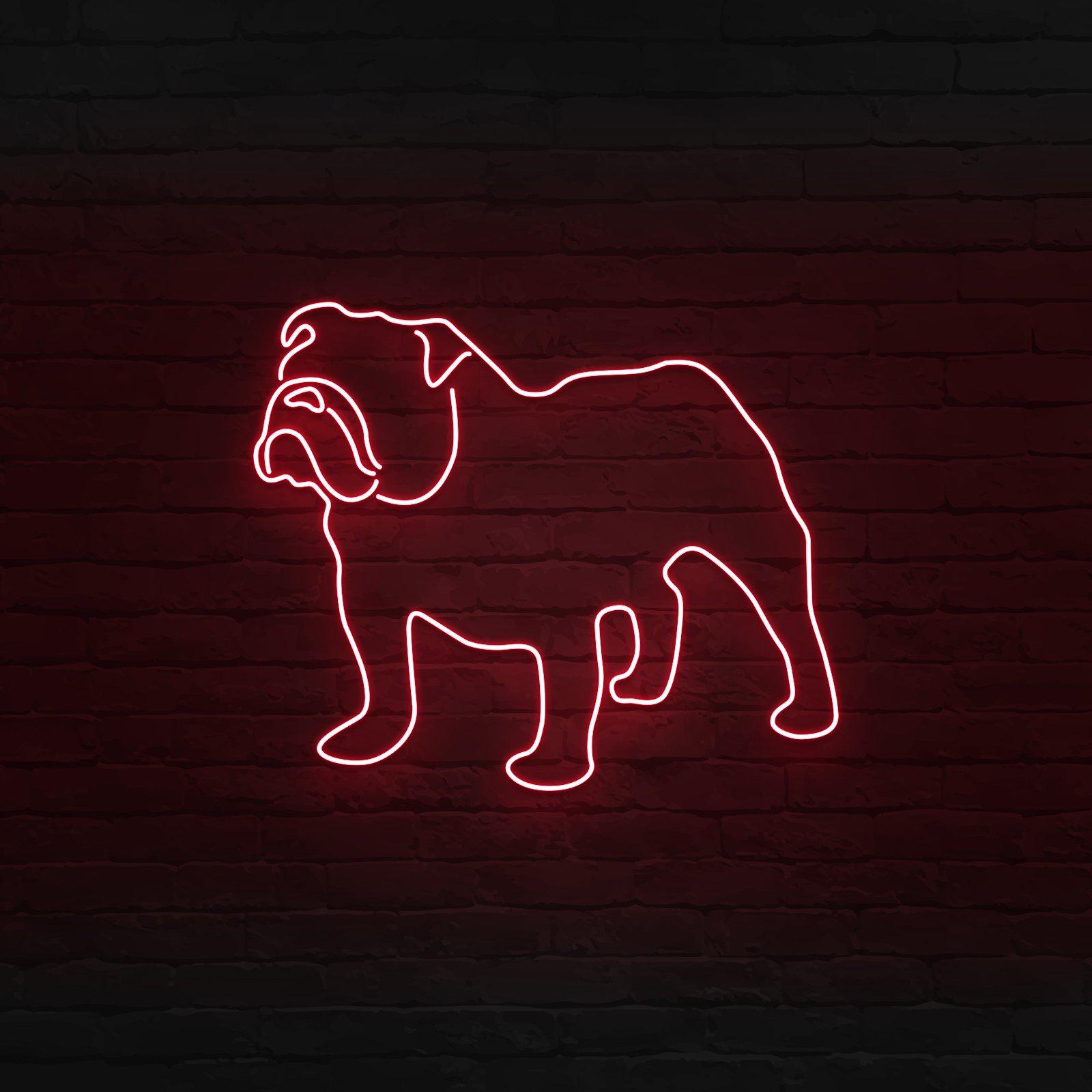 'ENGLISH BULLDOG' NEON SIGN - NeonFerry