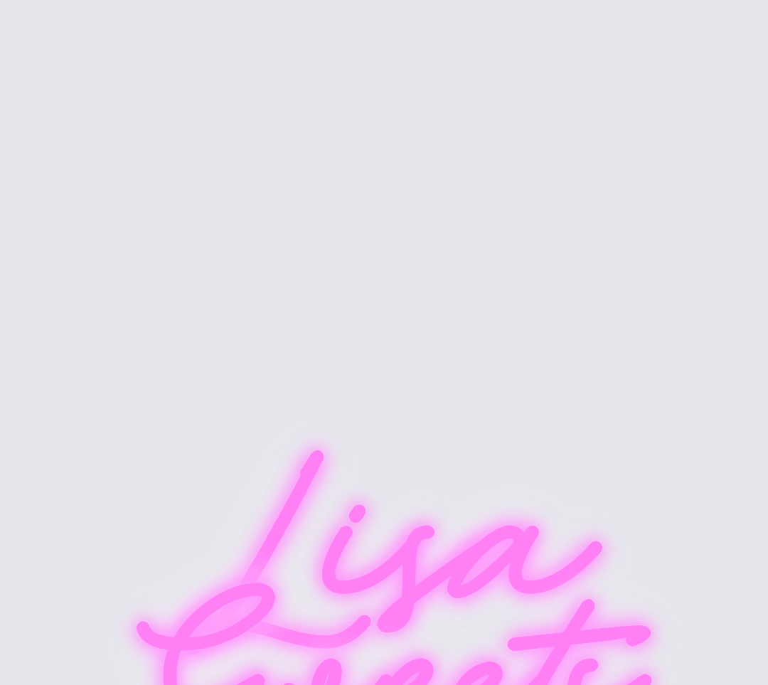 Custom neon sign - Lisa Sweets