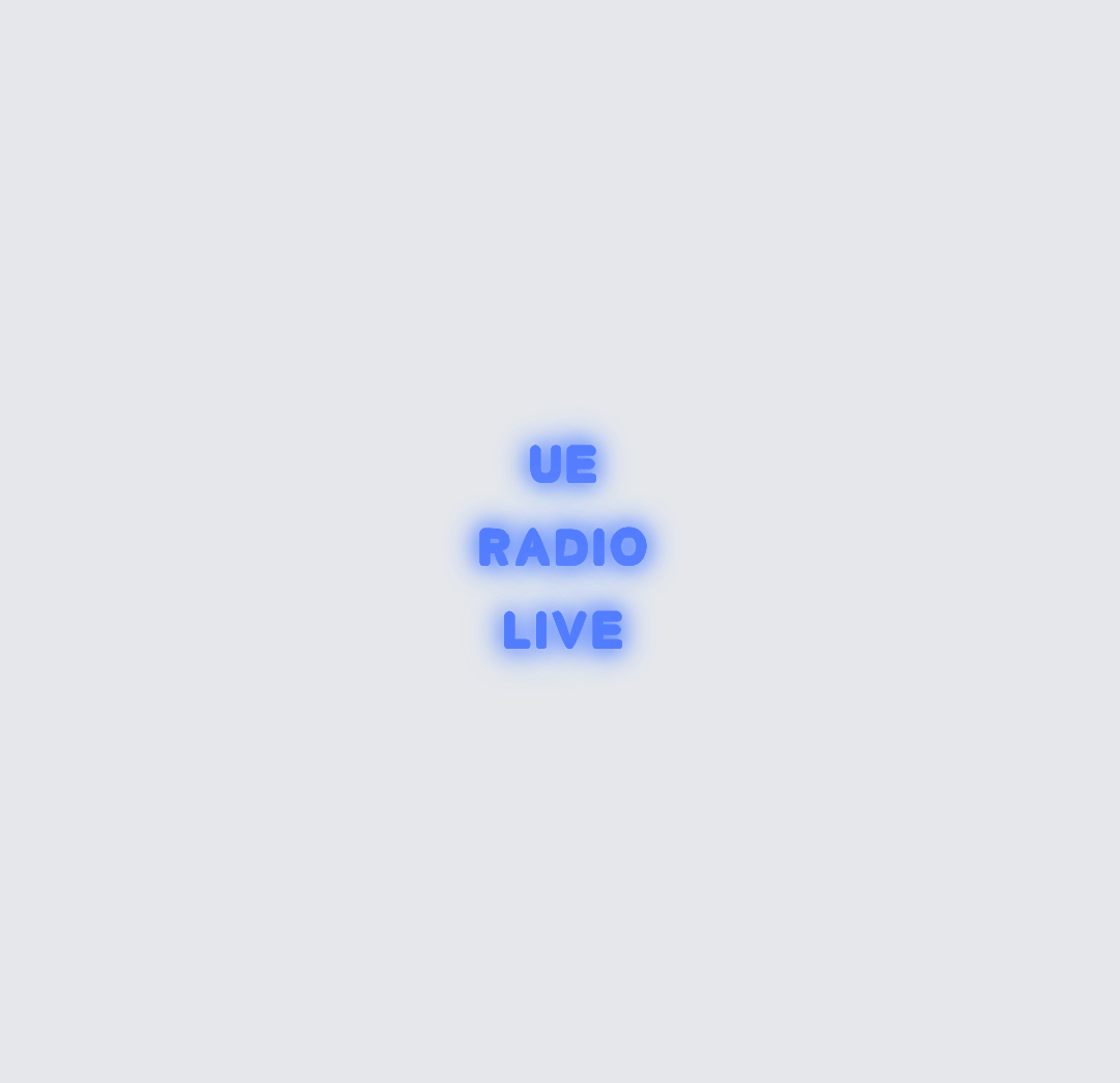 Custom neon sign - UE  Radio Live