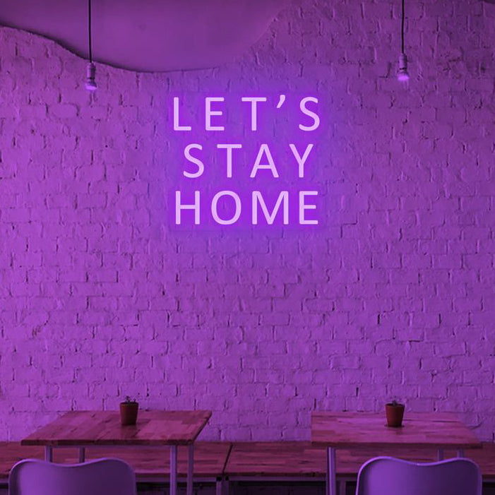 LET'S STAY HOME - NeonFerry