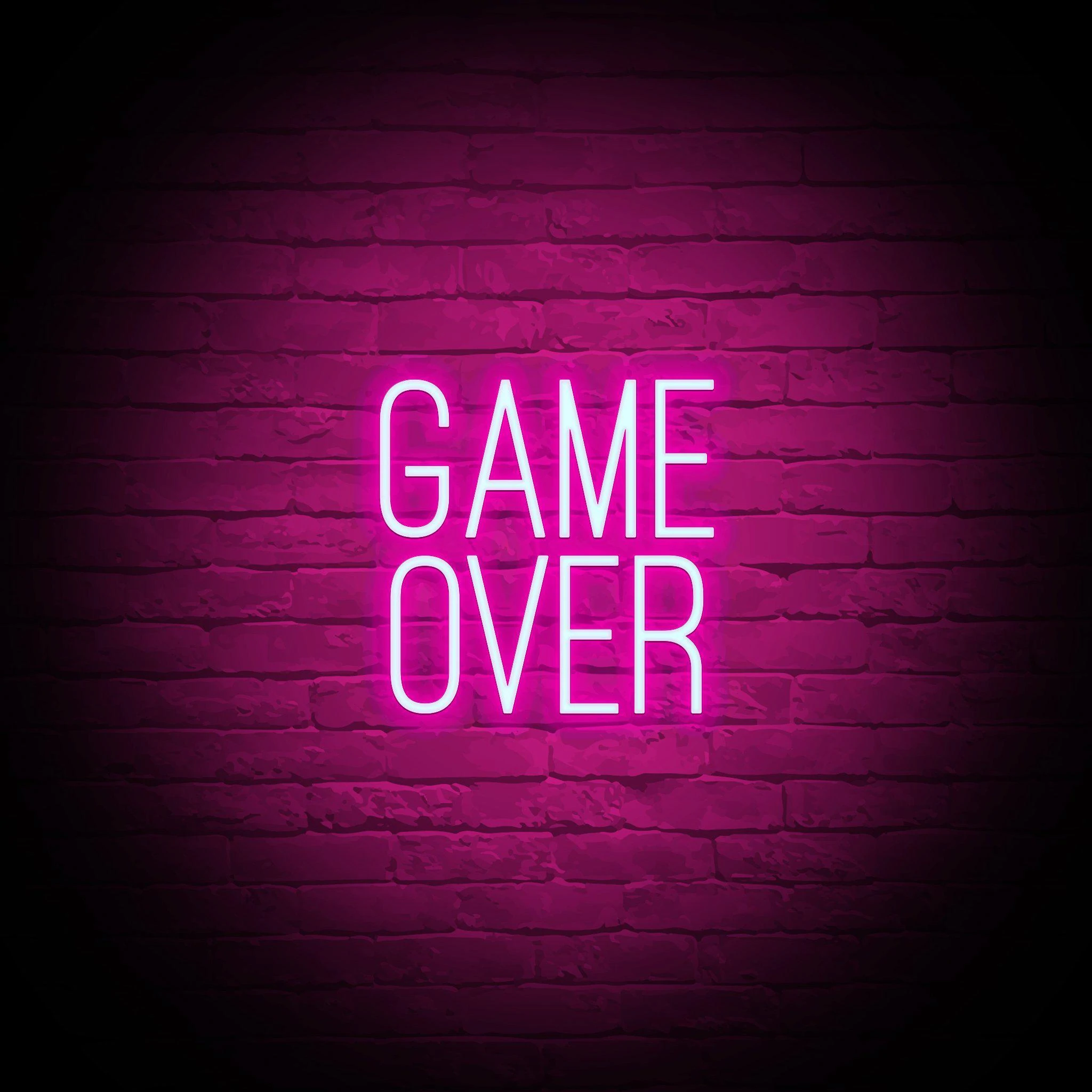 'GAME OVER' NEON SIGN