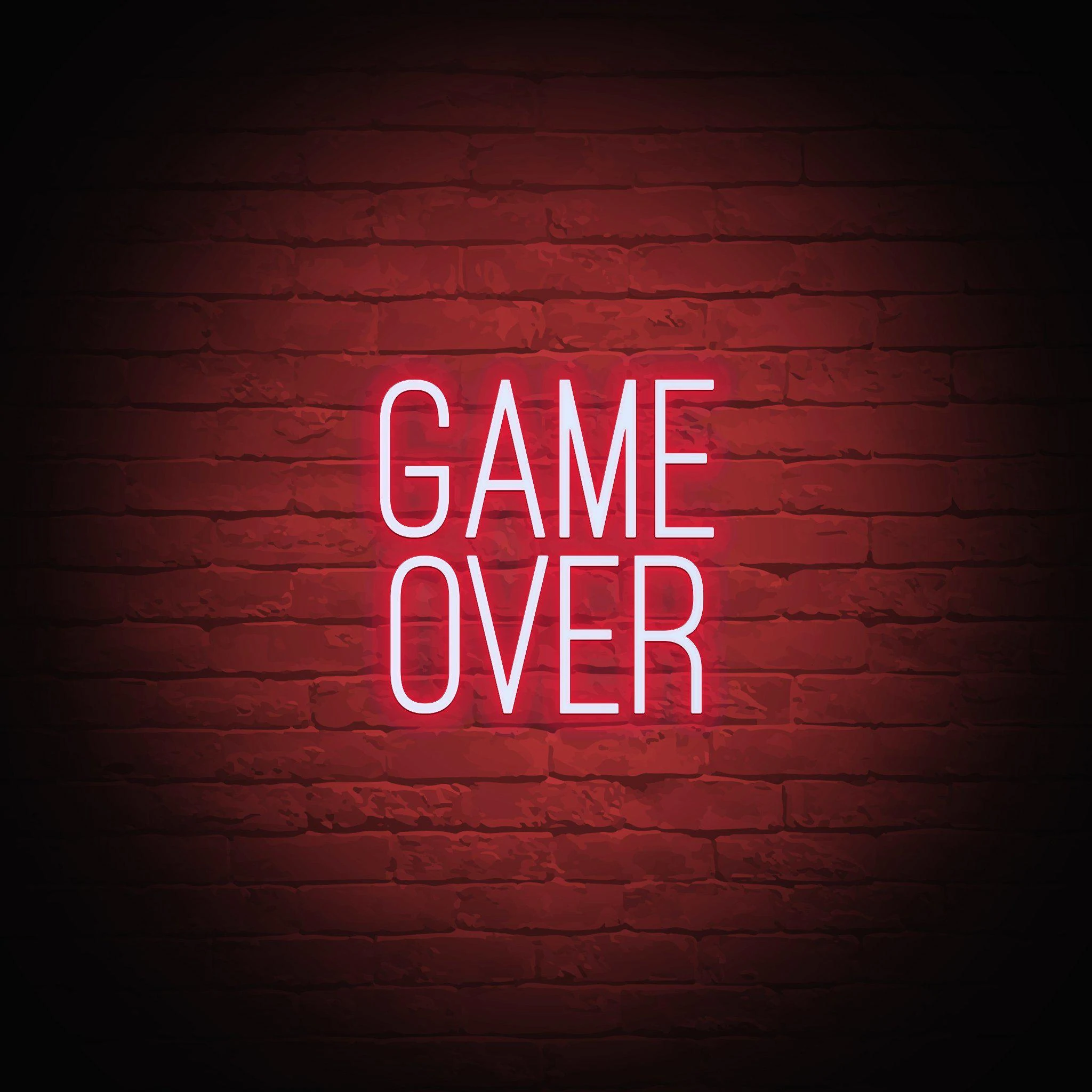 'GAME OVER' NEON SIGN