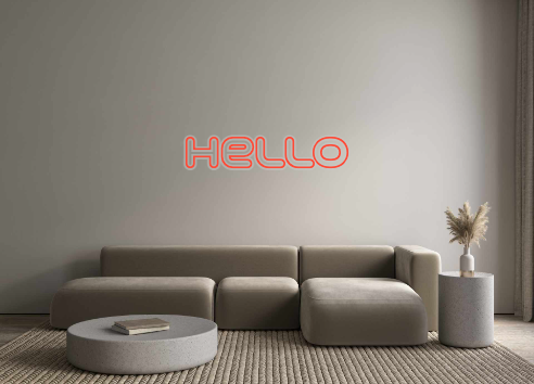 Custom Neon: Hello