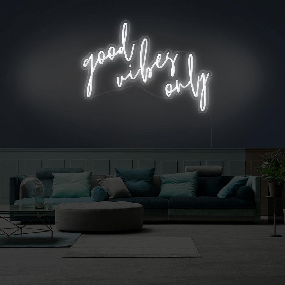 Good Vibes Only Neon Sign - NeonFerry