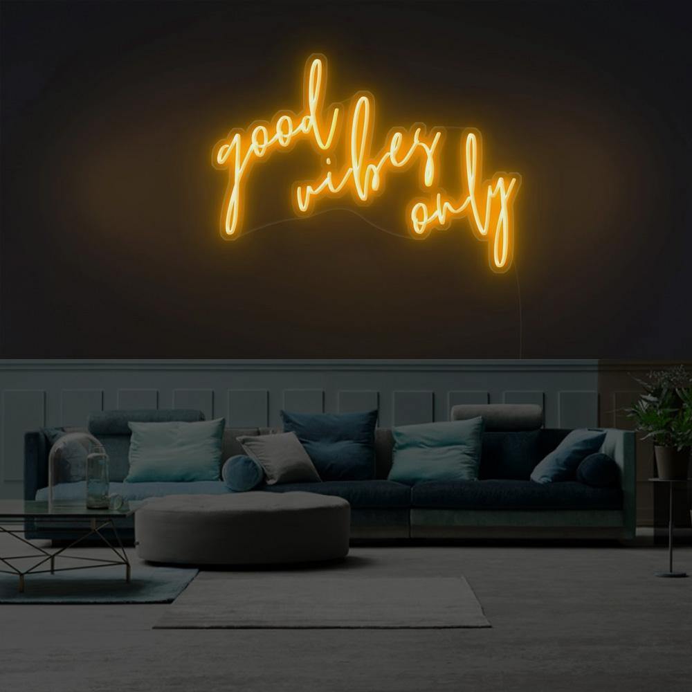 Good Vibes Only Neon Sign - NeonFerry