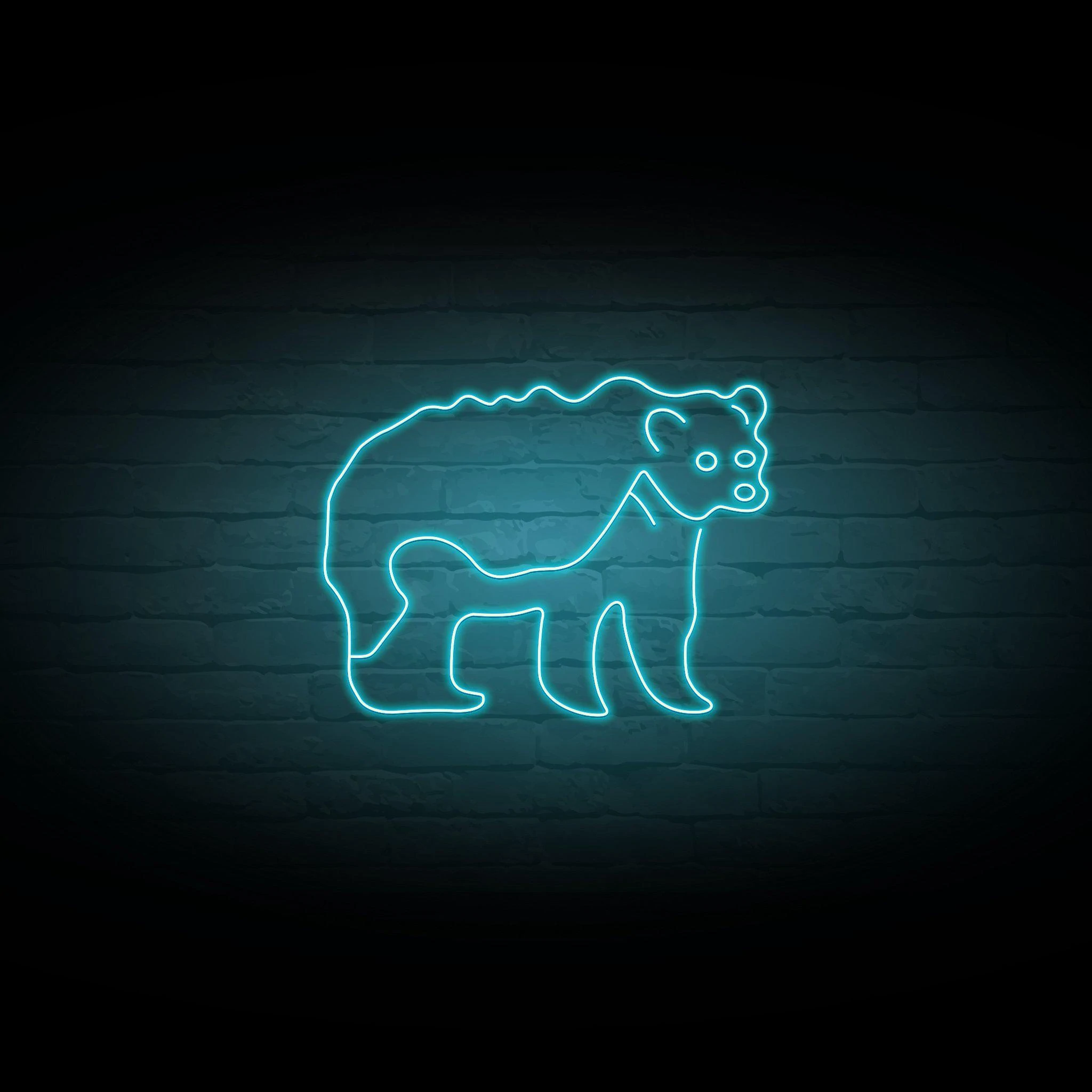 'GRIZZLY BEAR' NEON SIGN - NeonFerry