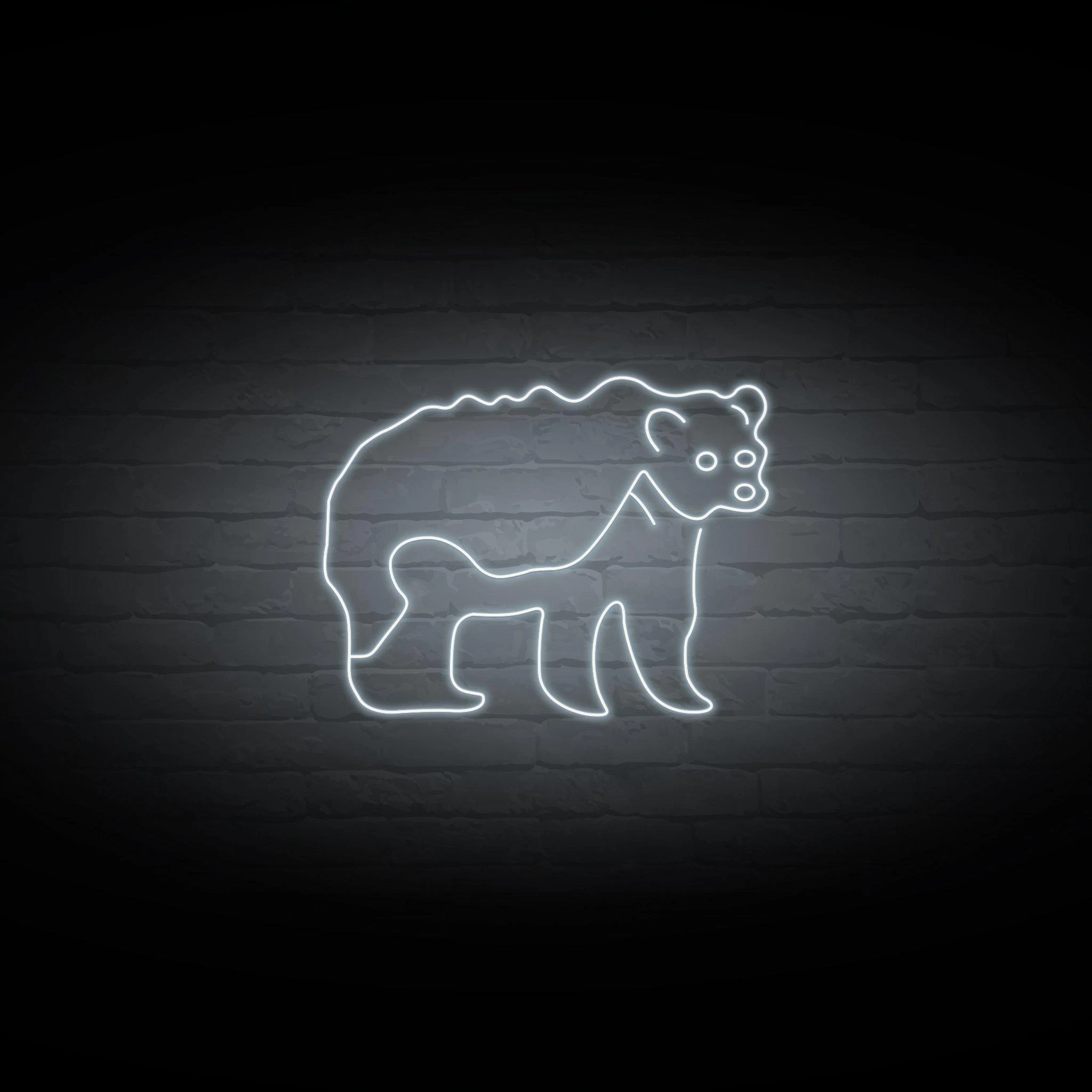 'GRIZZLY BEAR' NEON SIGN - NeonFerry