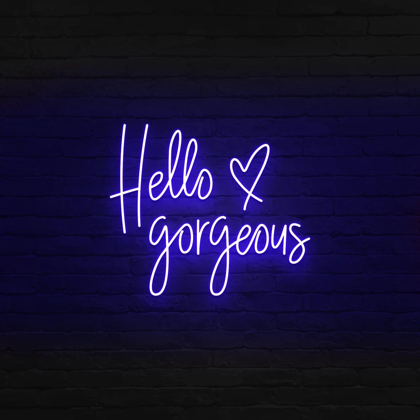 'HELLO GORGEOUS' NEON SIGN - NeonFerry