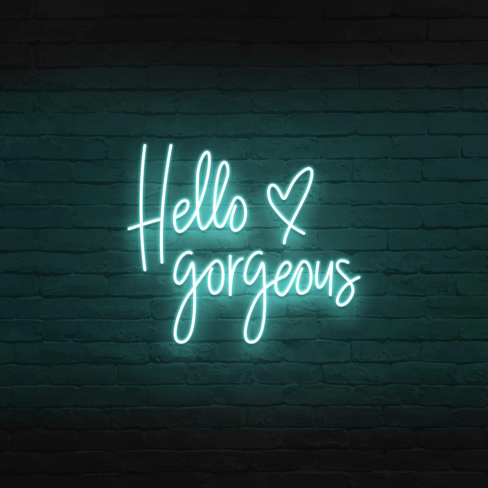 'HELLO GORGEOUS' NEON SIGN - NeonFerry