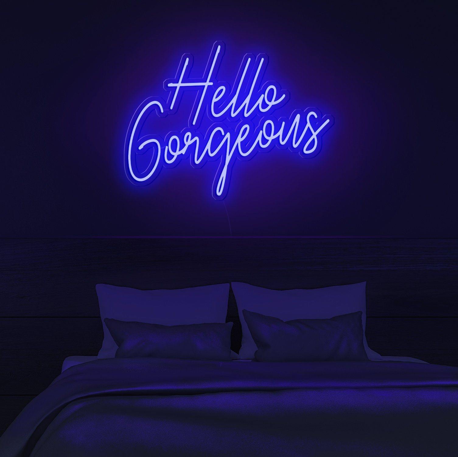 Hello Gorgeous Neon Sign - NeonFerry