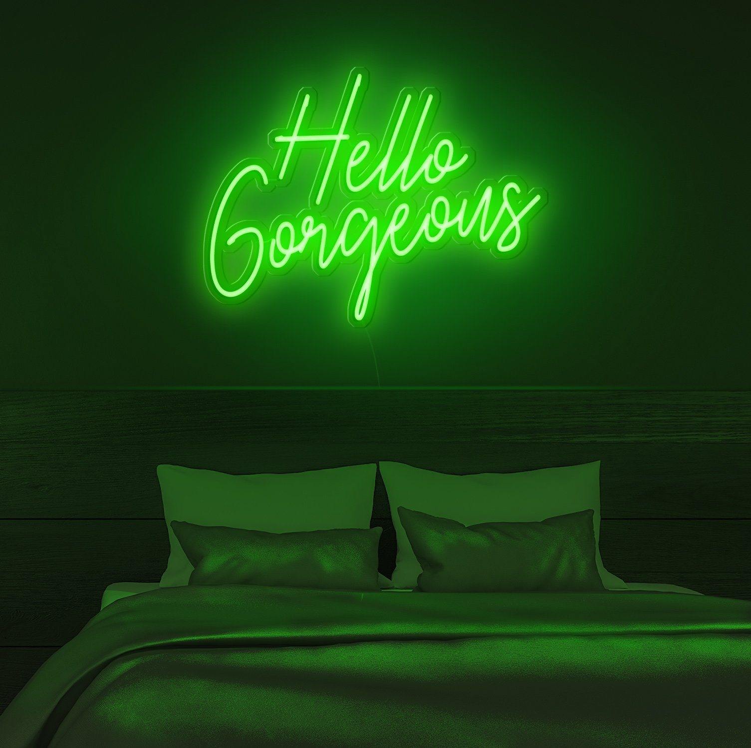 Hello Gorgeous Neon Sign - NeonFerry