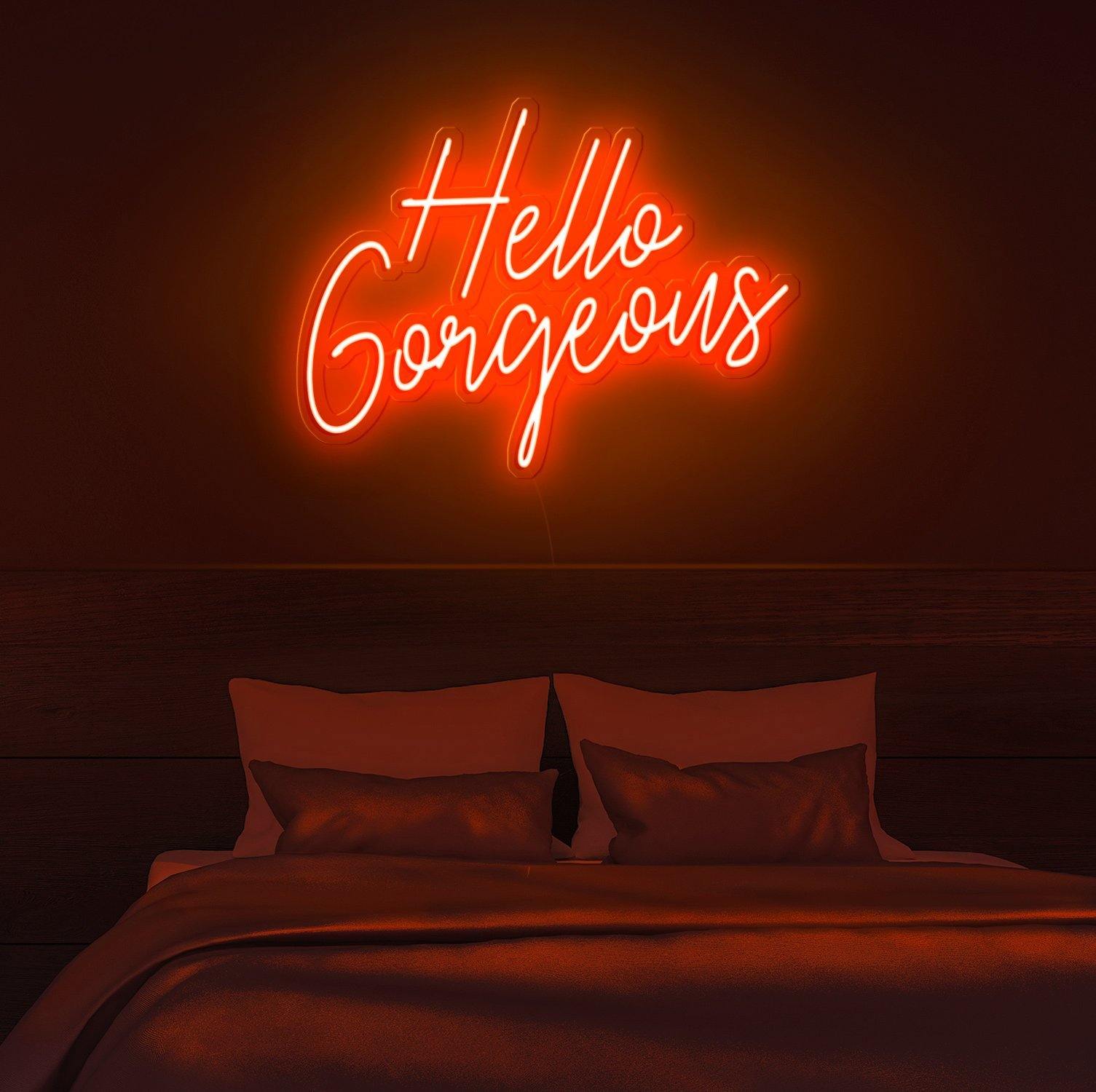 Hello Gorgeous Neon Sign - NeonFerry