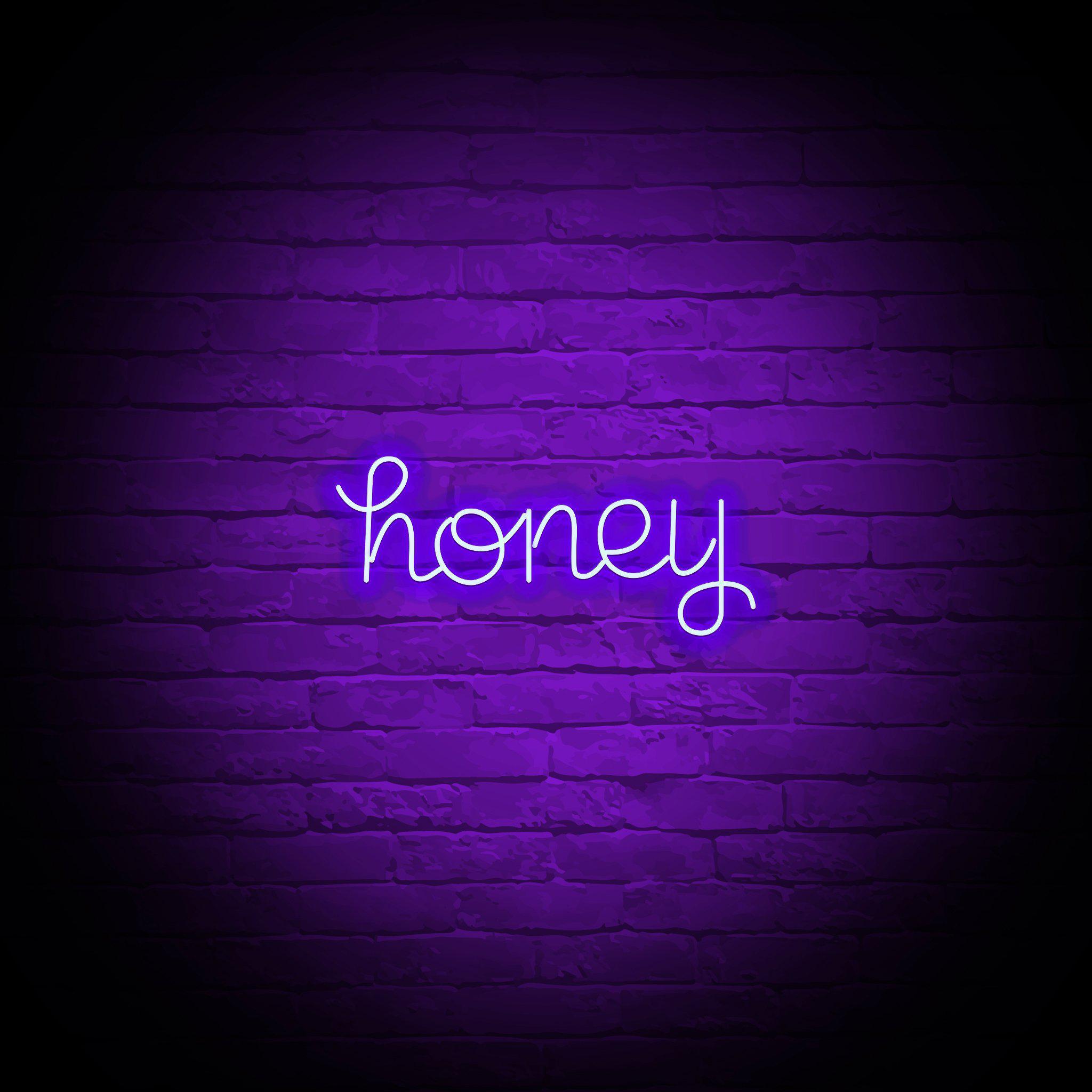 'HONEY' NEON SIGN - NeonFerry