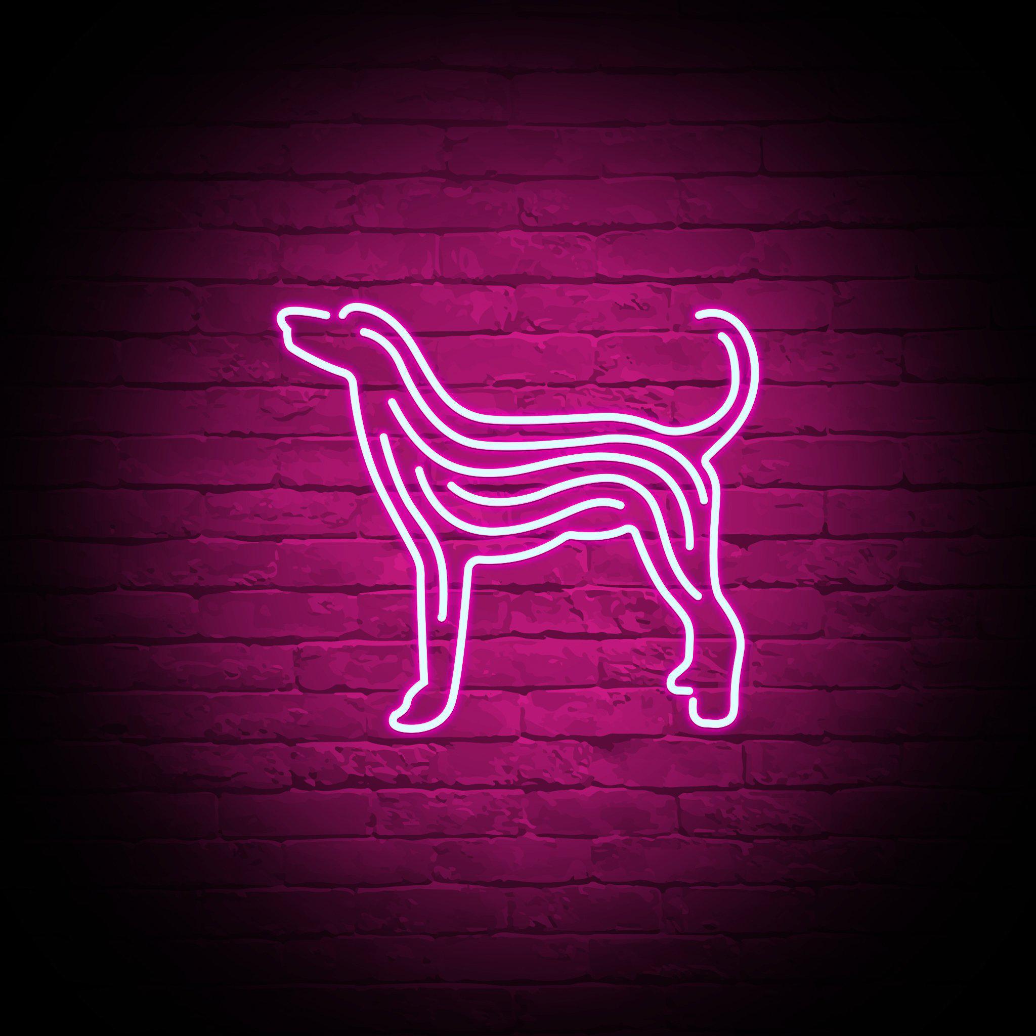 'HOWLING DOG' NEON SIGN - NeonFerry