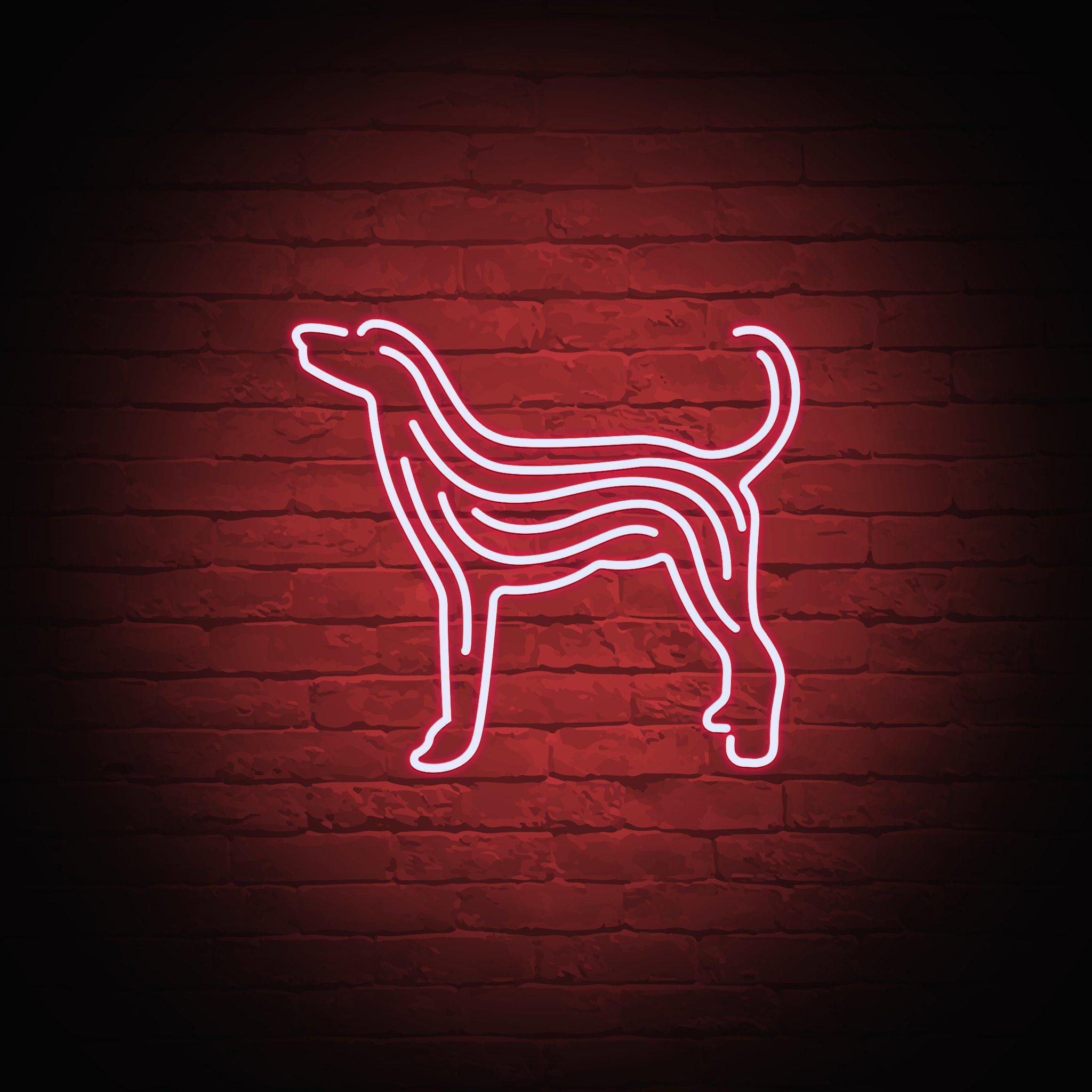 'HOWLING DOG' NEON SIGN - NeonFerry