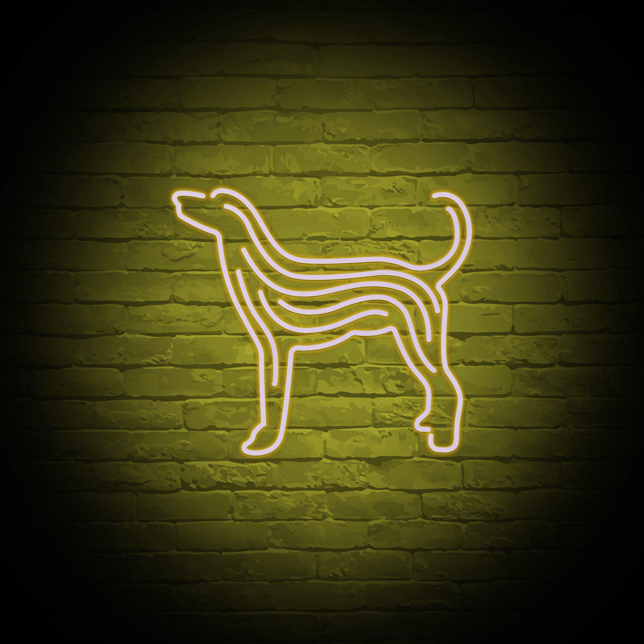 'HOWLING DOG' NEON SIGN - NeonFerry