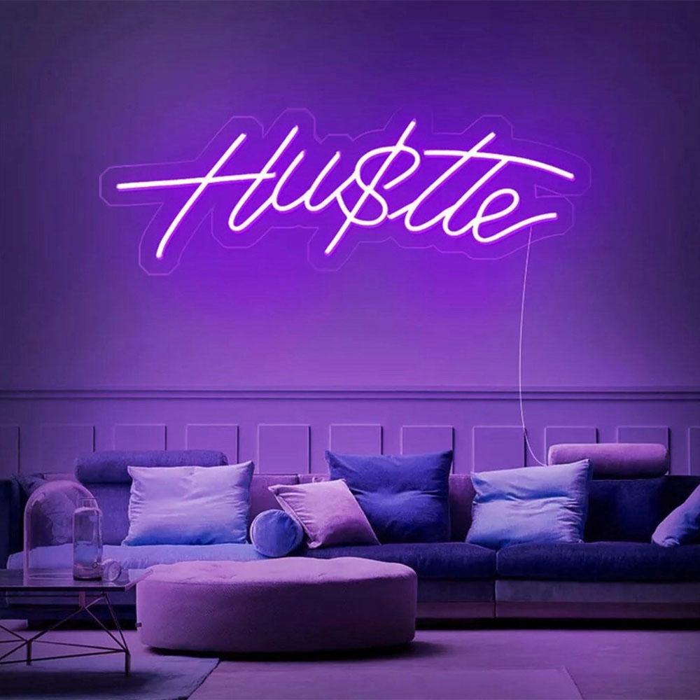 Hu$tle Neon Sign - NeonFerry