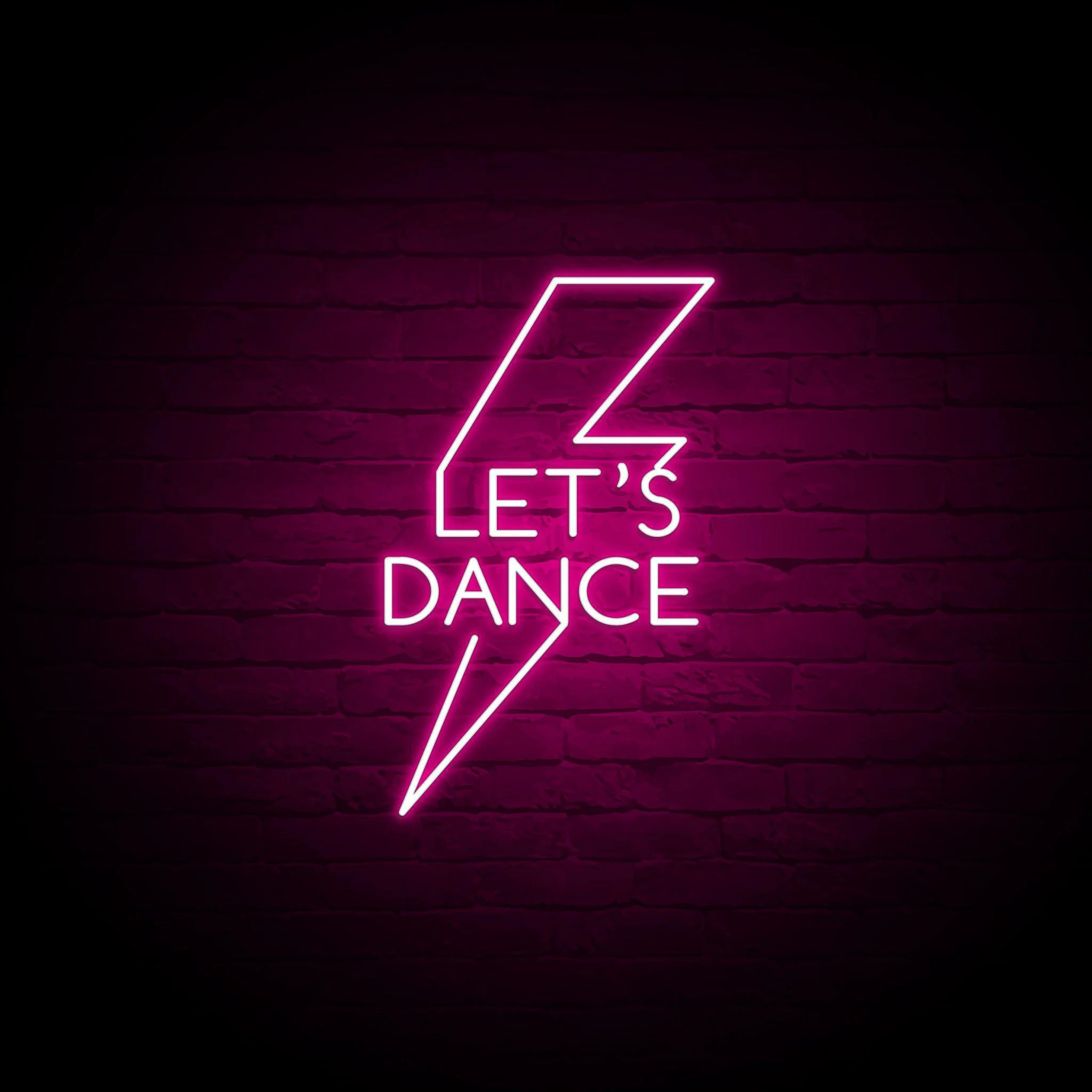 'LET'S DANCE' NEON SIGN