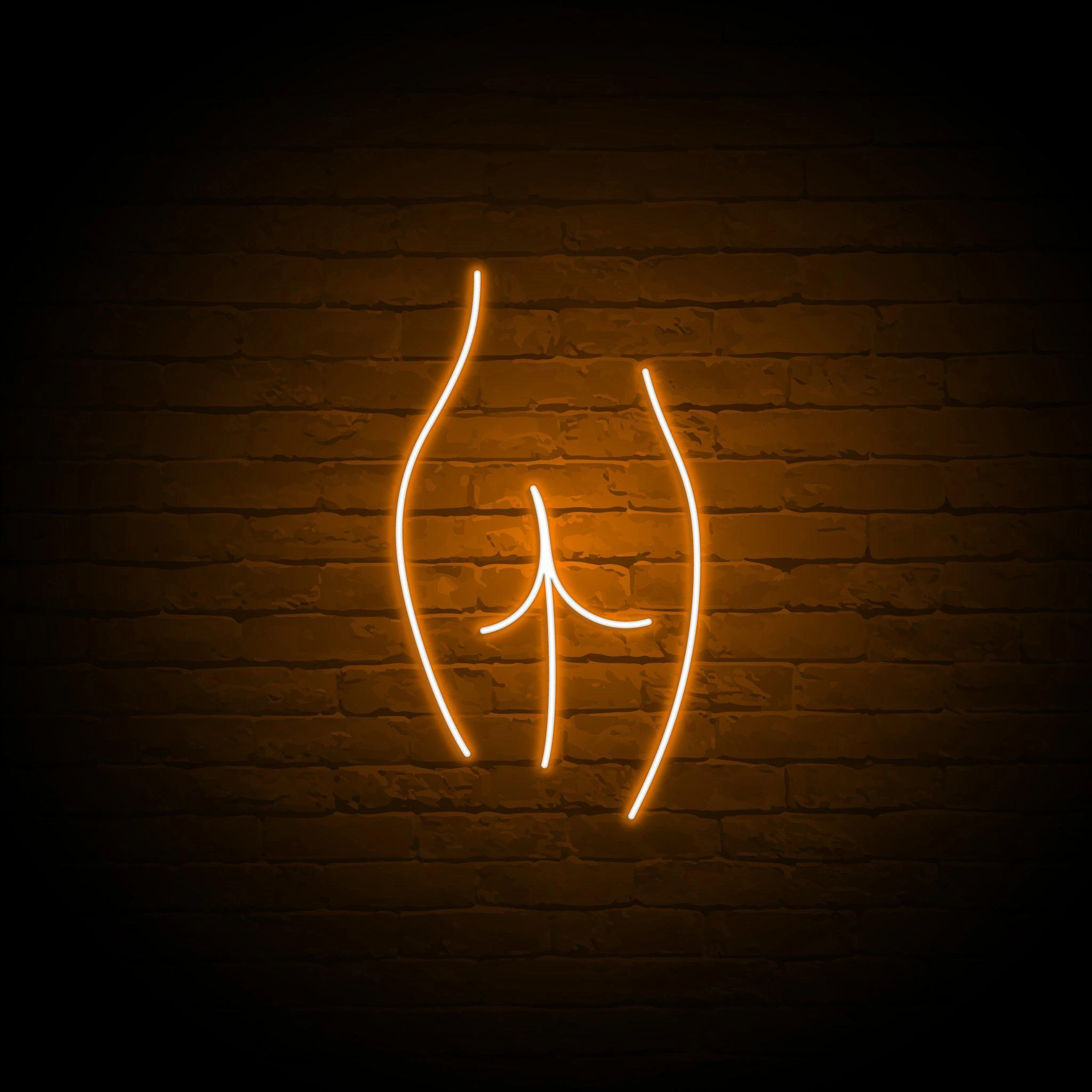 'NUDE REAR' NEON SIGN - NeonFerry