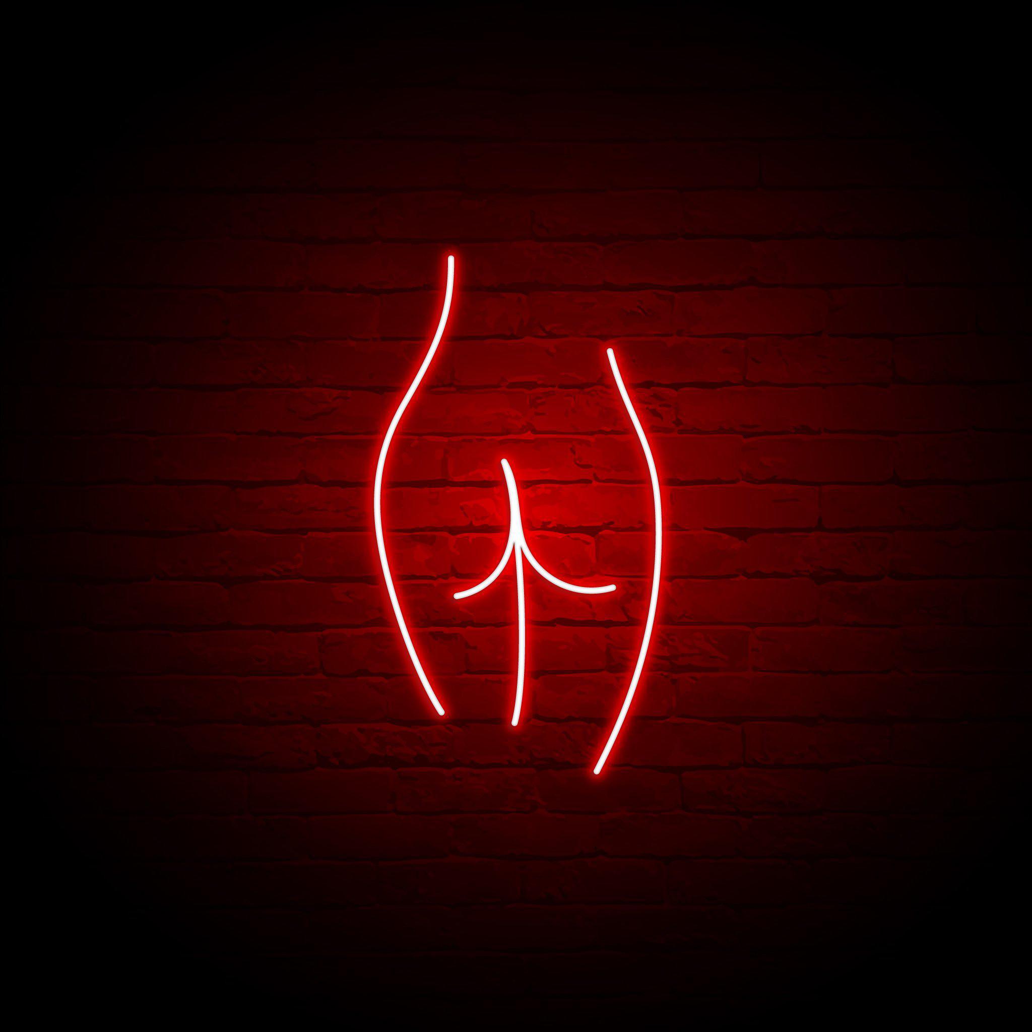 'NUDE REAR' NEON SIGN - NeonFerry