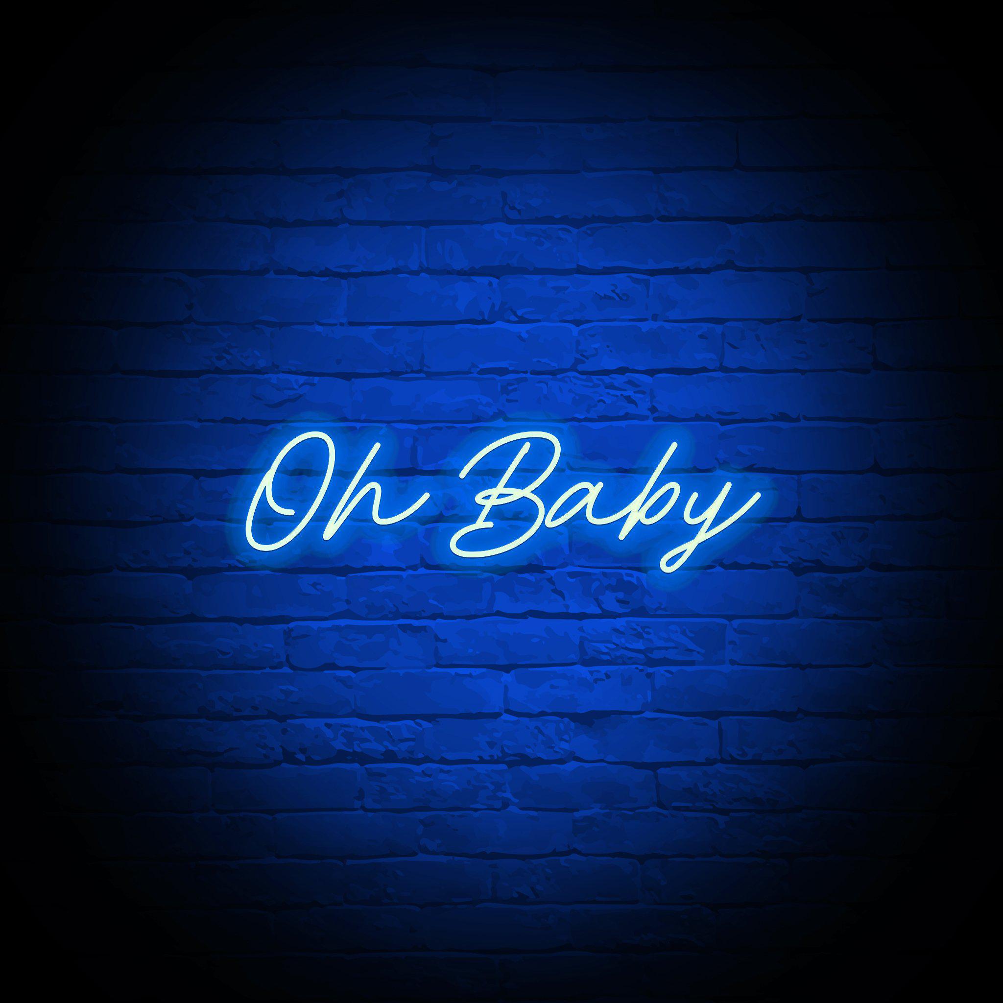 'OH BABY' NEON SIGN