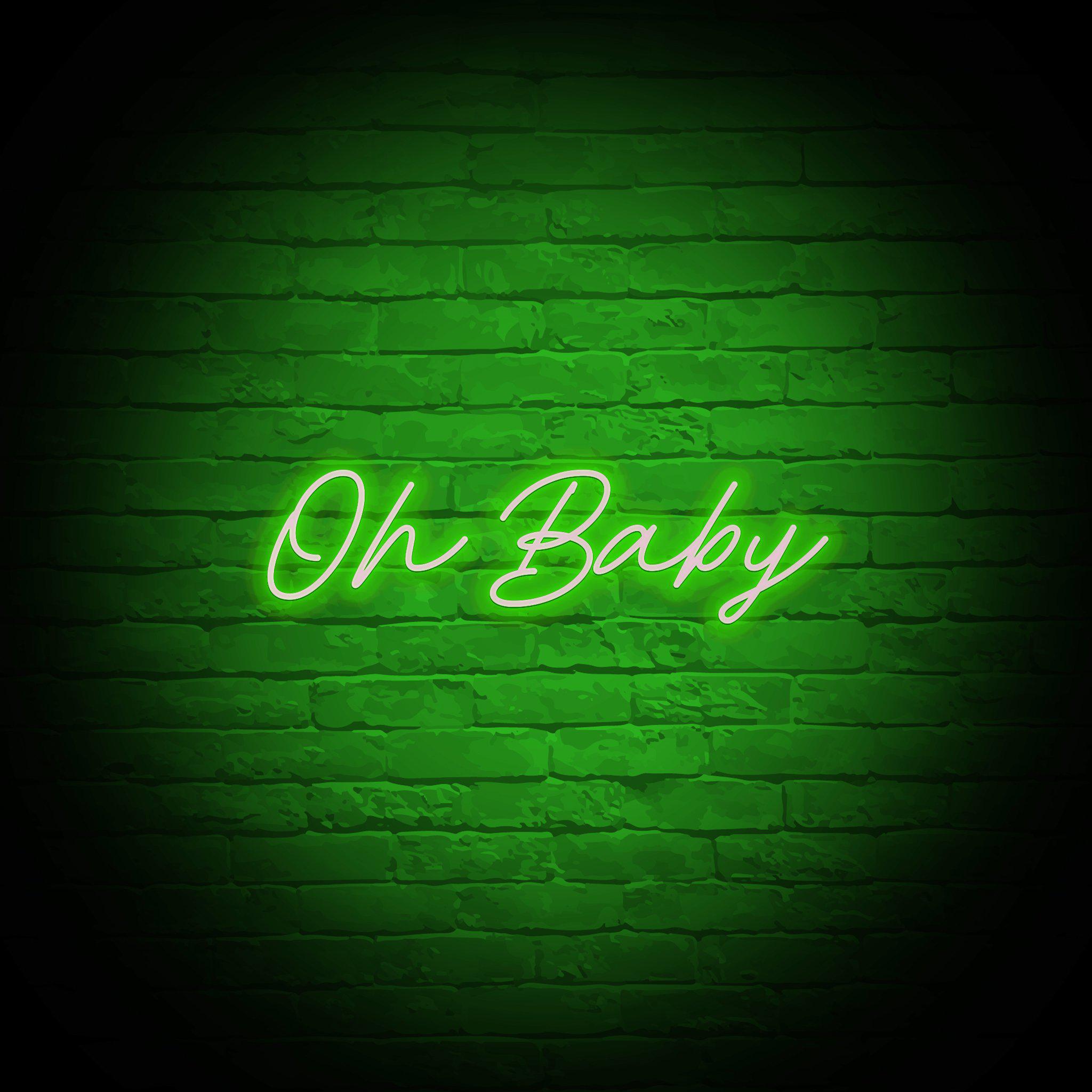 'OH BABY' NEON SIGN - NeonFerry