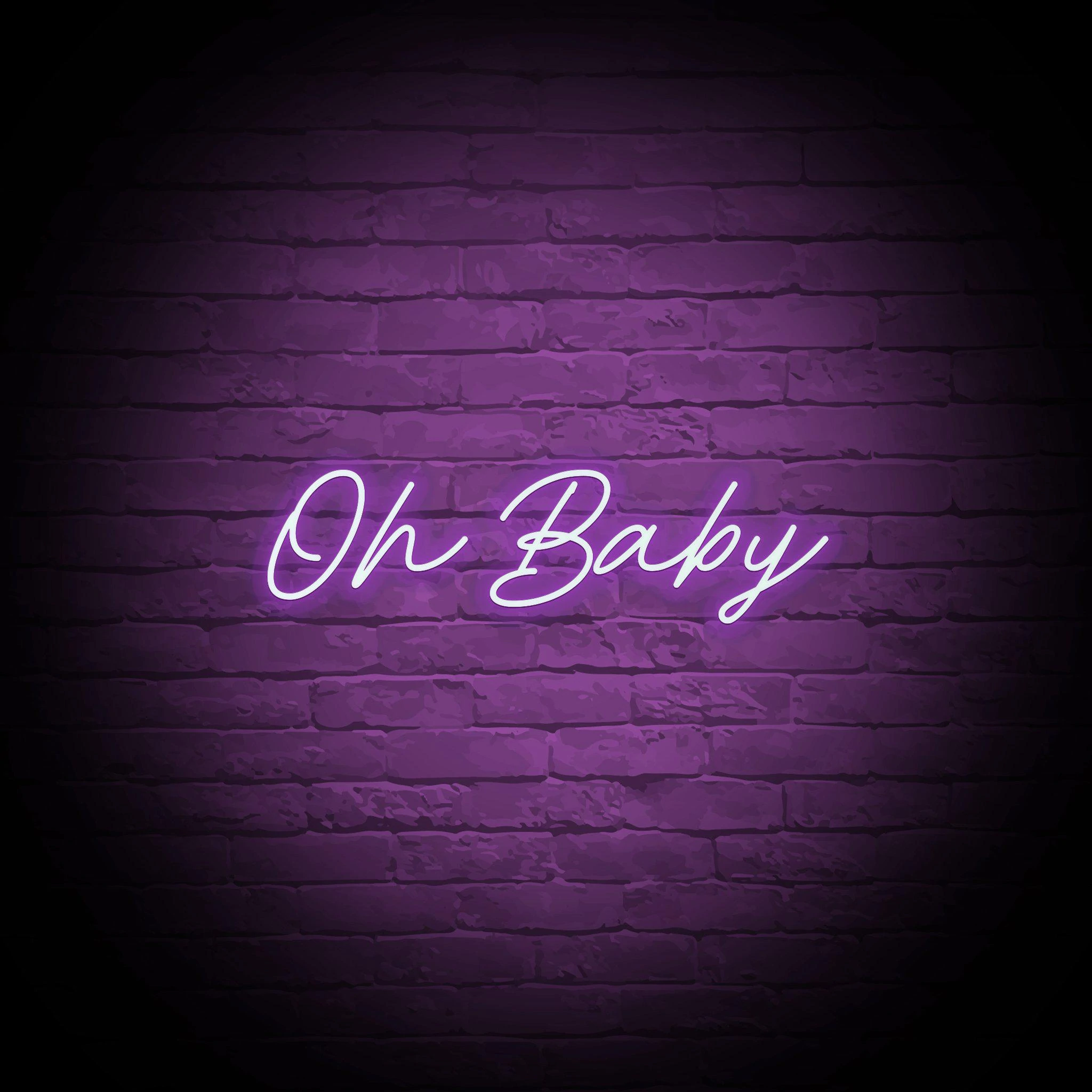 'OH BABY' NEON SIGN - NeonFerry