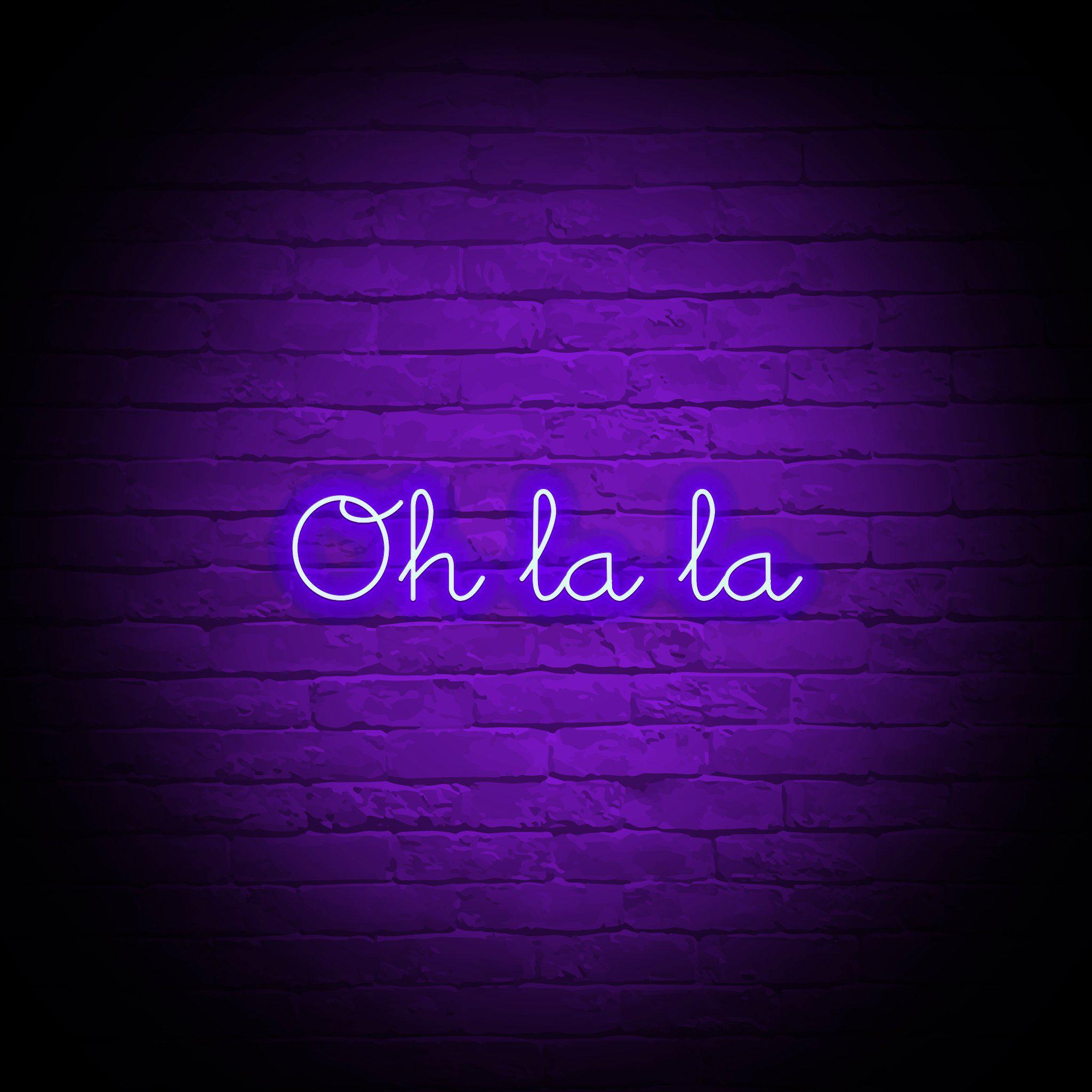 'OH LA LA' NEON SIGN - NeonFerry