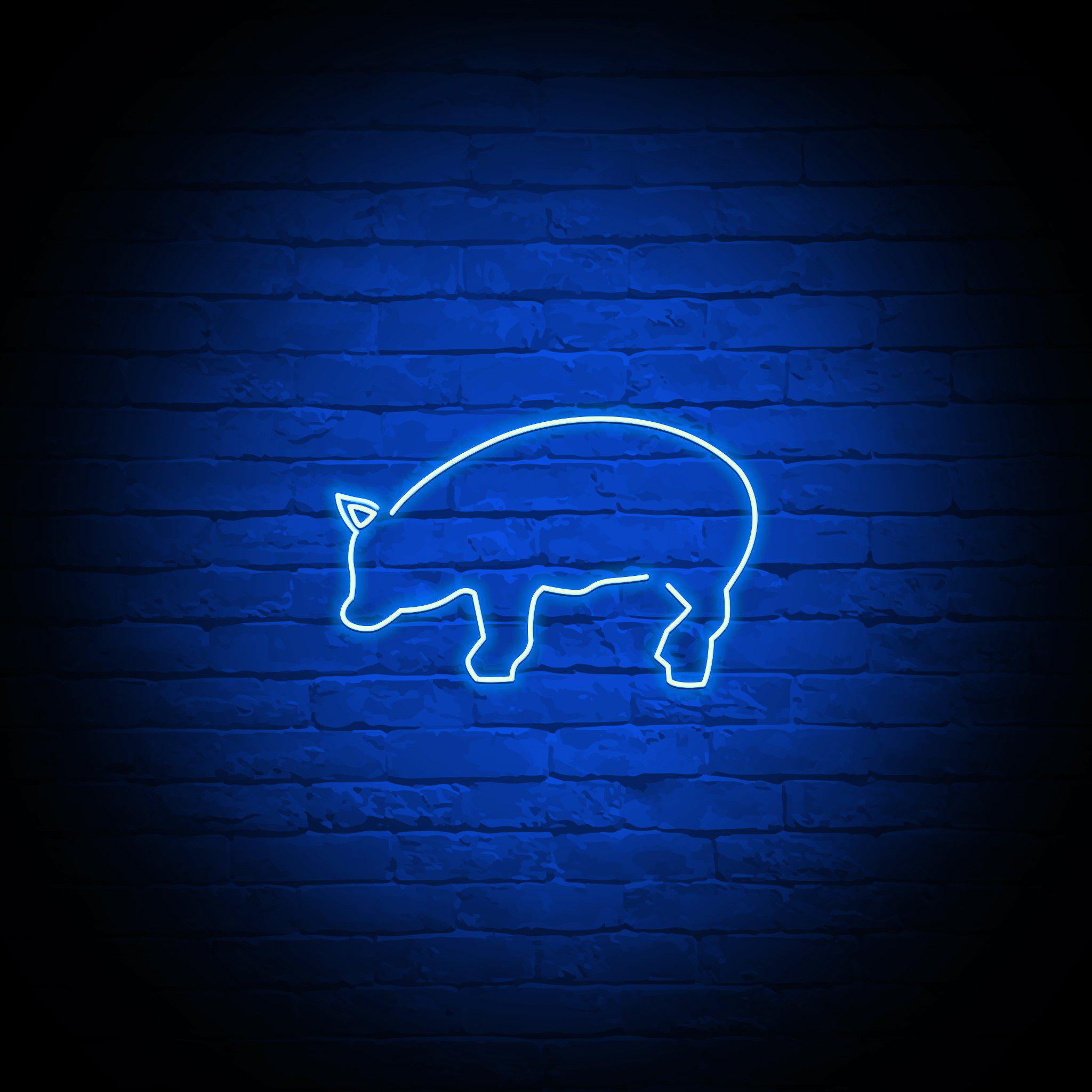 'PIG OUTLINE' NEON SIGN - NeonFerry