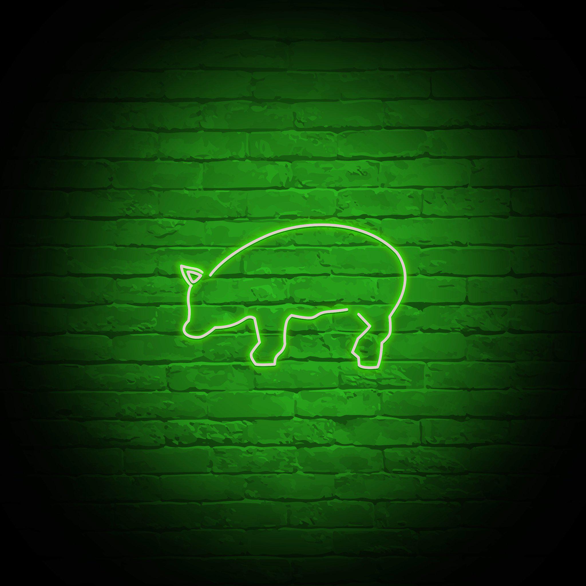 'PIG OUTLINE' NEON SIGN - NeonFerry