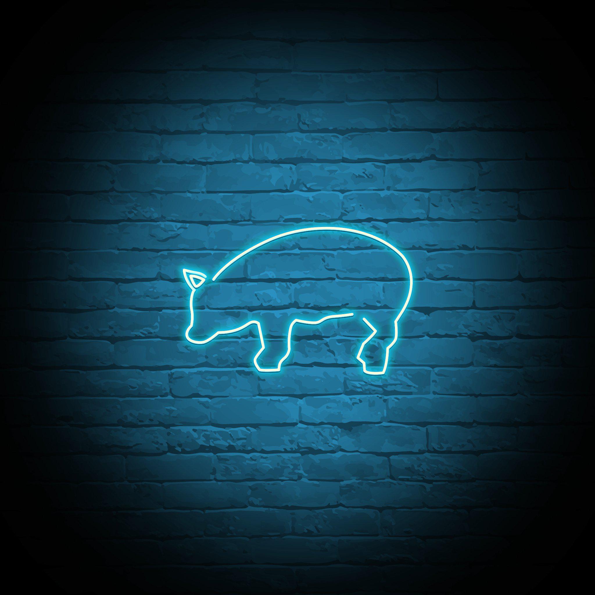 'PIG OUTLINE' NEON SIGN - NeonFerry