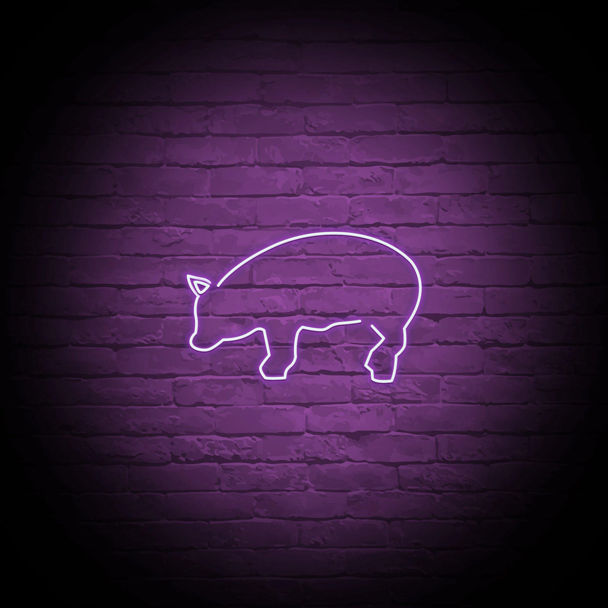 'PIG OUTLINE' NEON SIGN - NeonFerry