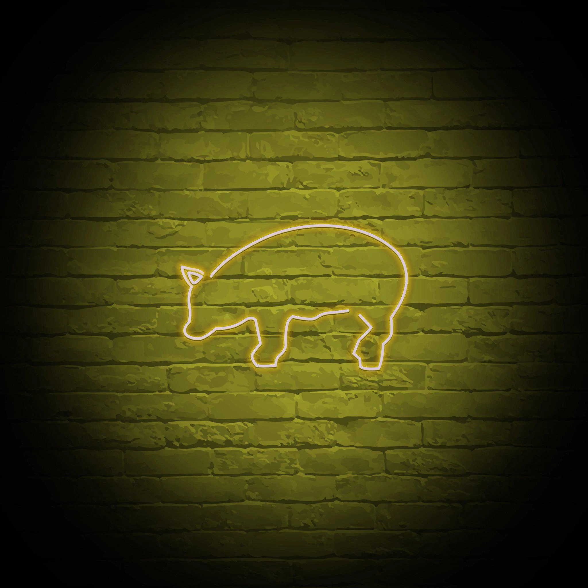 'PIG OUTLINE' NEON SIGN - NeonFerry