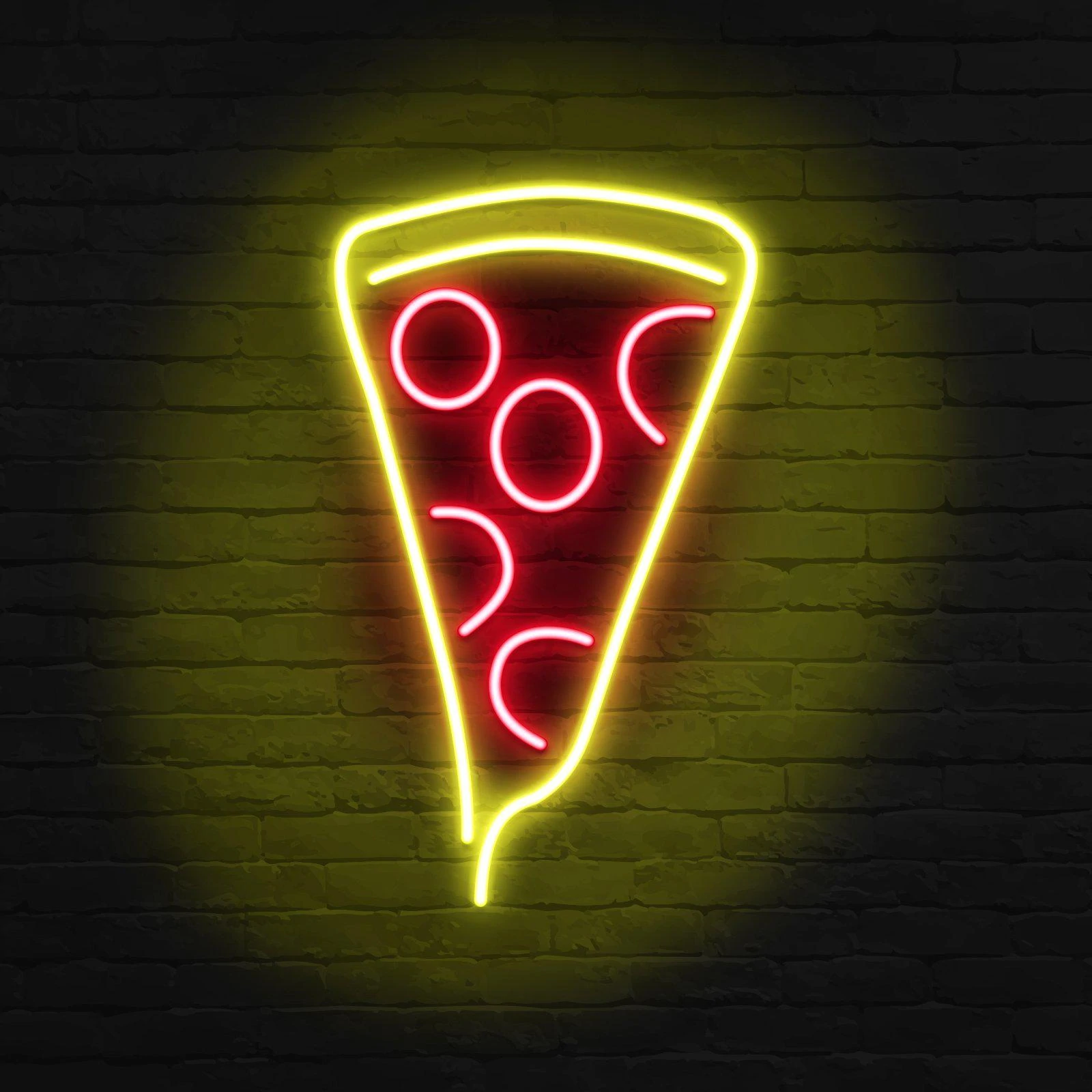 'PIZZA SLICE' NEON SIGN - NeonFerry