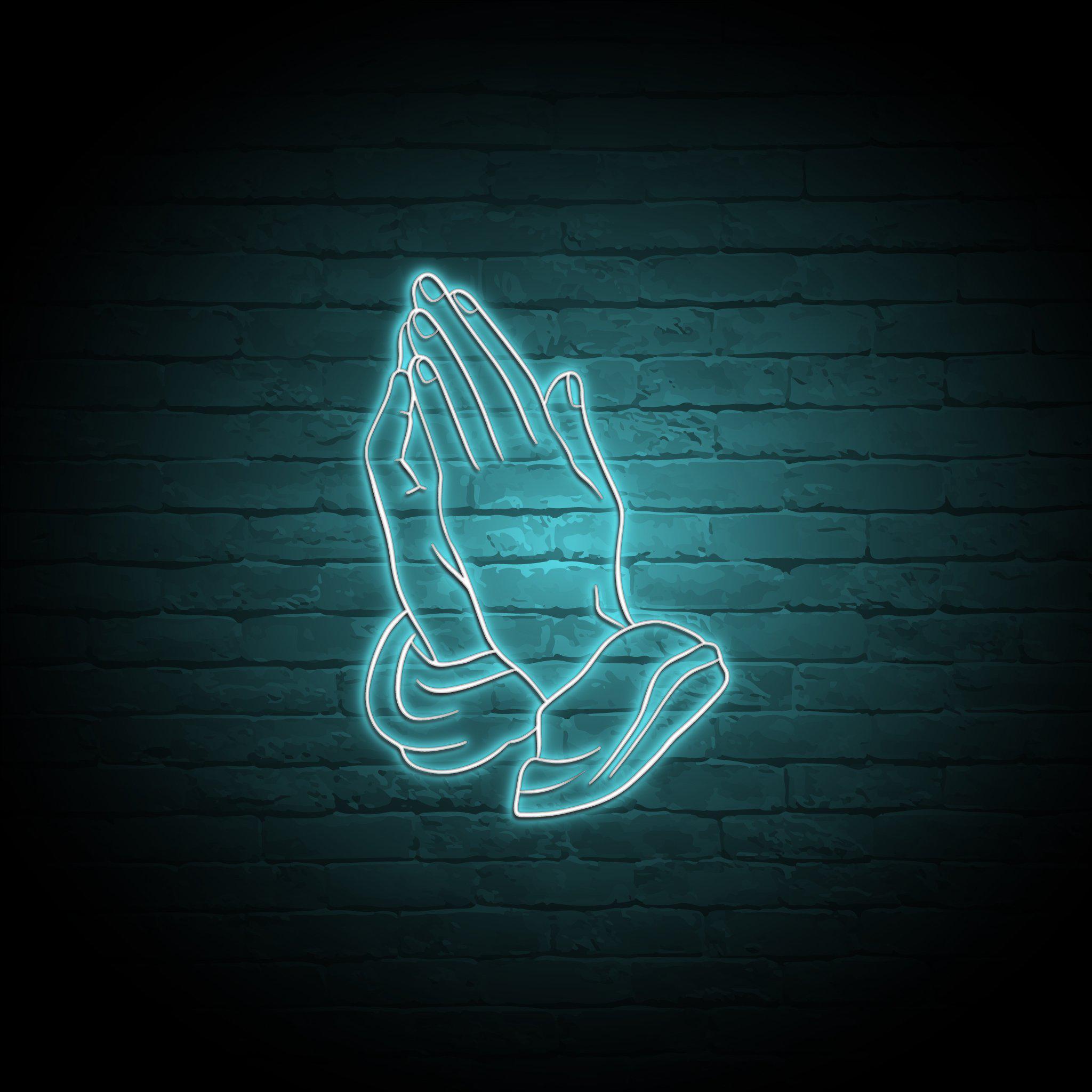 'PRAYING HANDS' NEON SIGN - NeonFerry