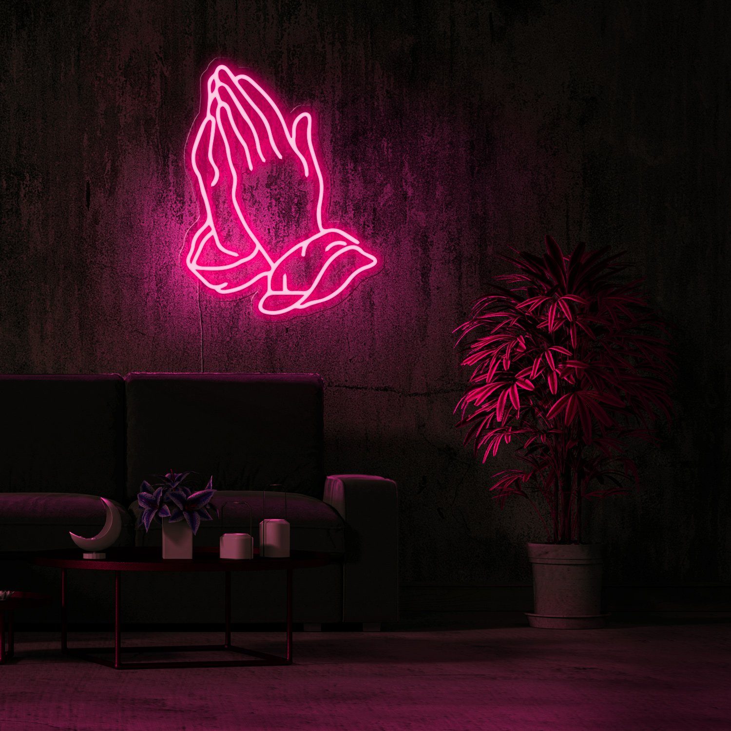 Praying Hands Neon Sign - NeonFerry