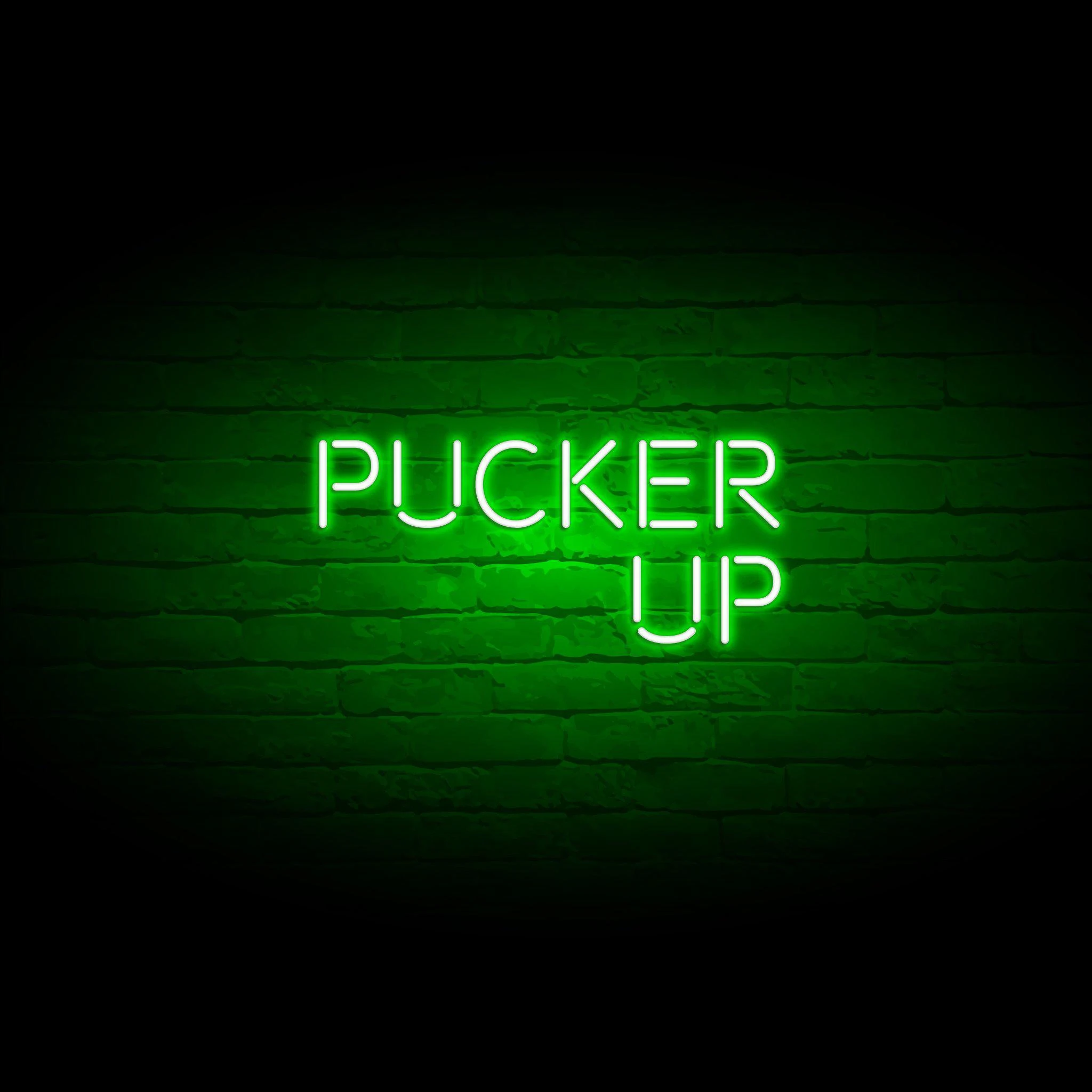 'PUCKER UP' NEON SIGN - NeonFerry