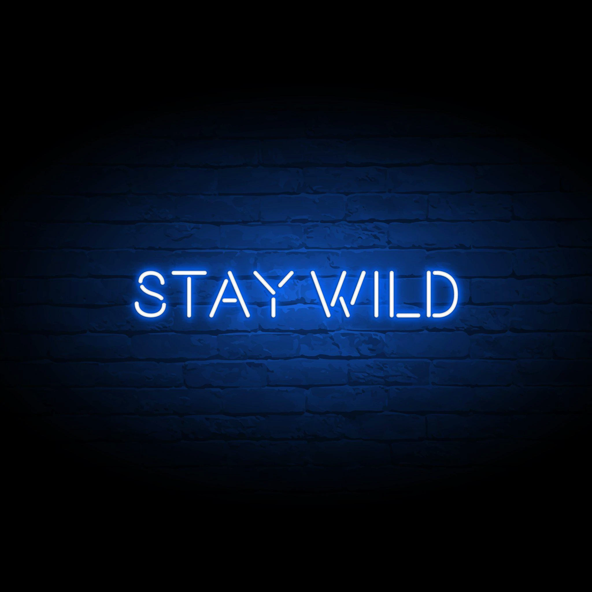 'STAY WILD' NEON SIGN - NeonFerry