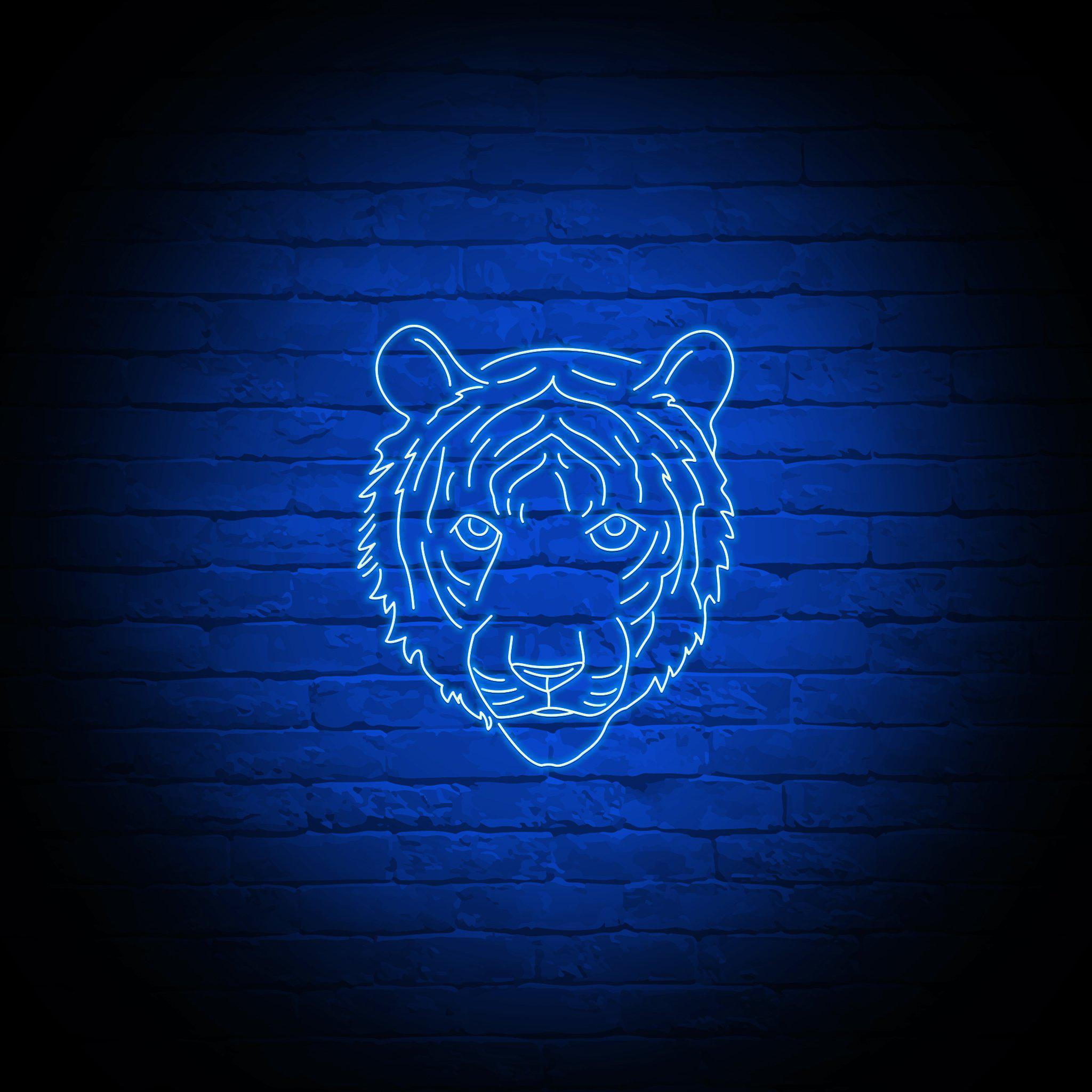 'TIGER FACE' NEON SIGN - NeonFerry