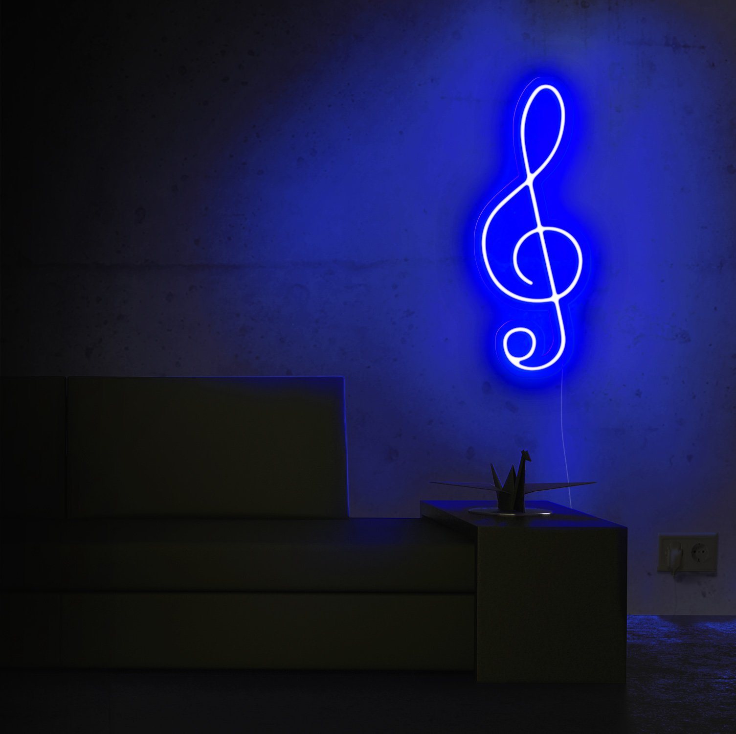 Treble Clef Musical Note Neon Sign - NeonFerry
