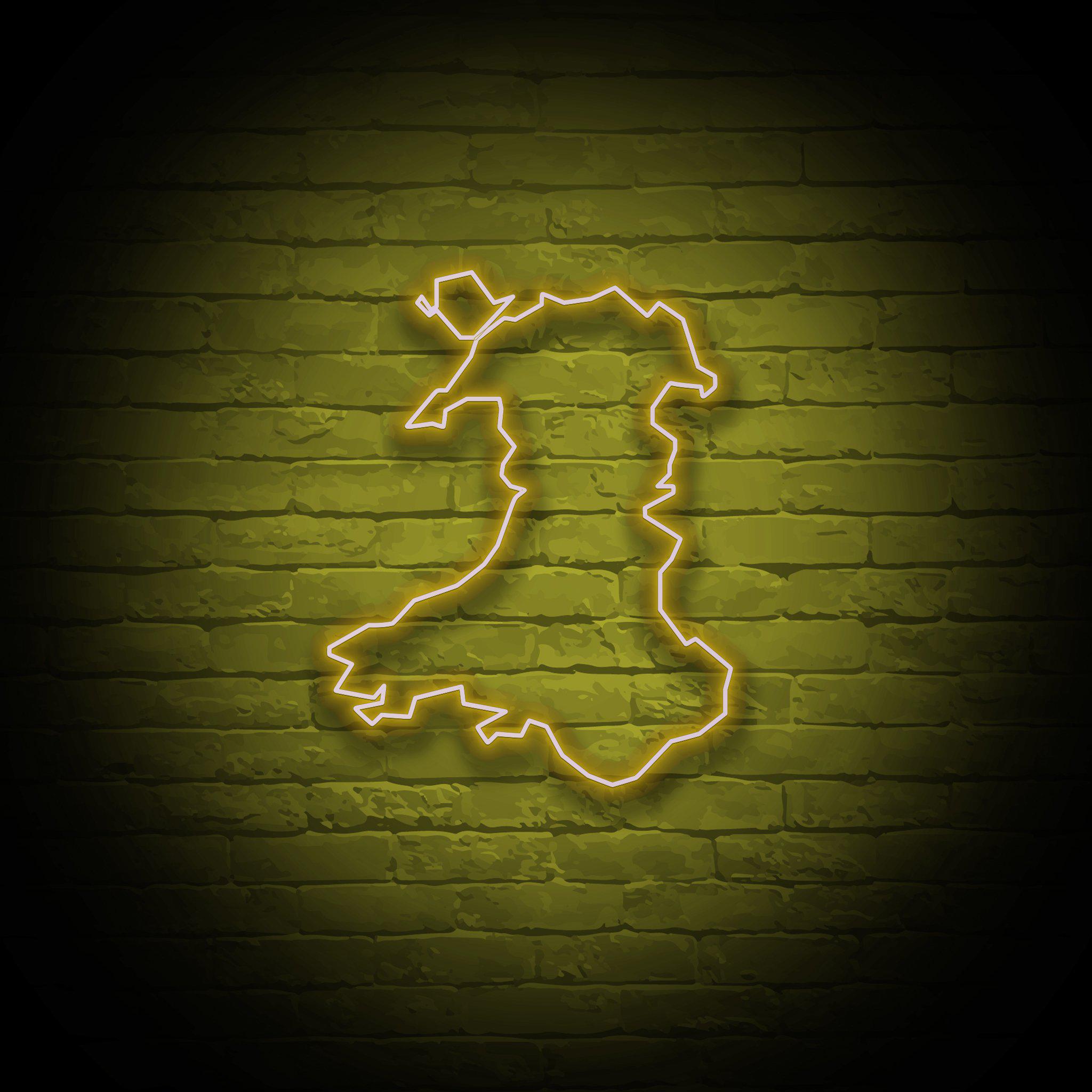'WALES' NEON SIGN