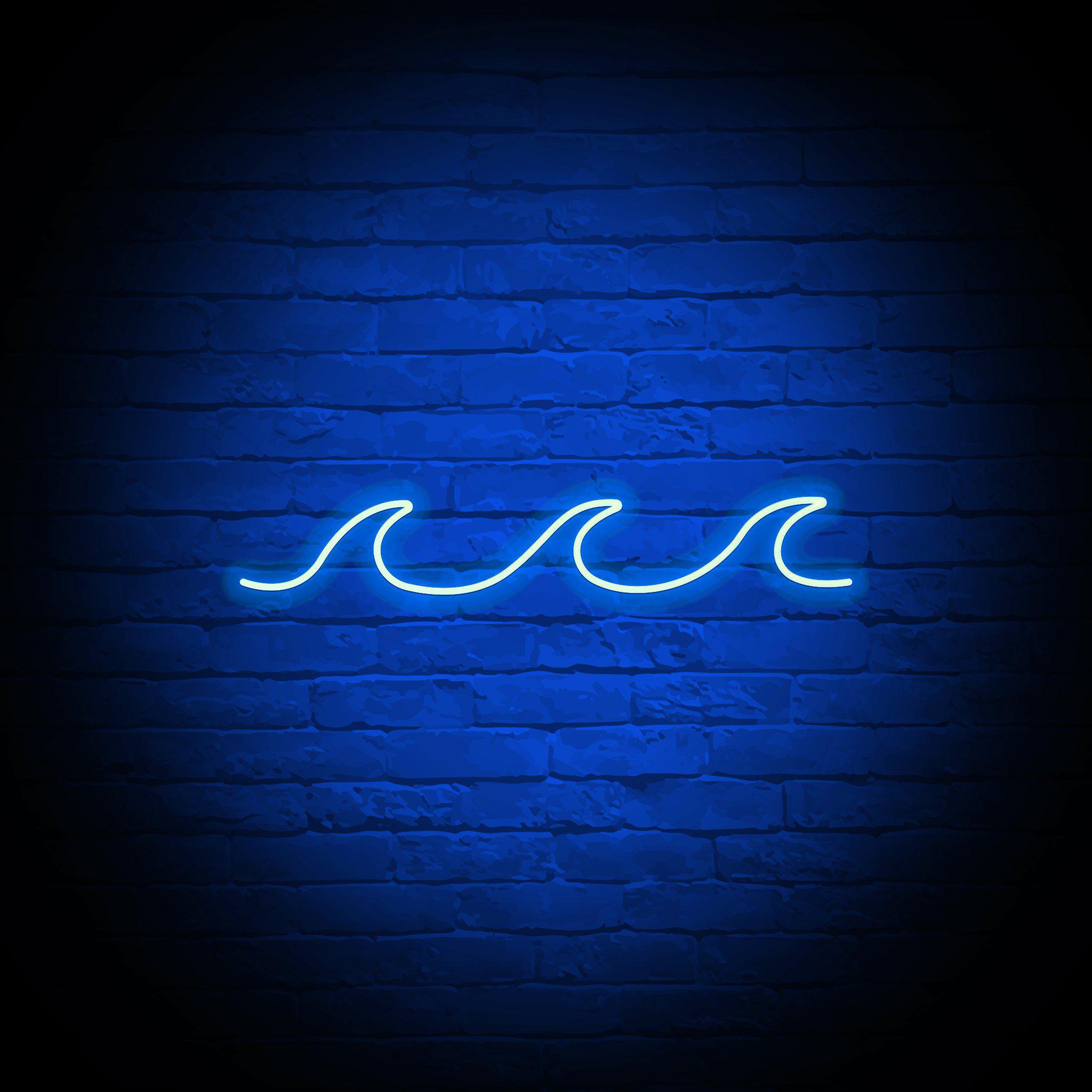 'WAVES' NEON SIGN - NeonFerry